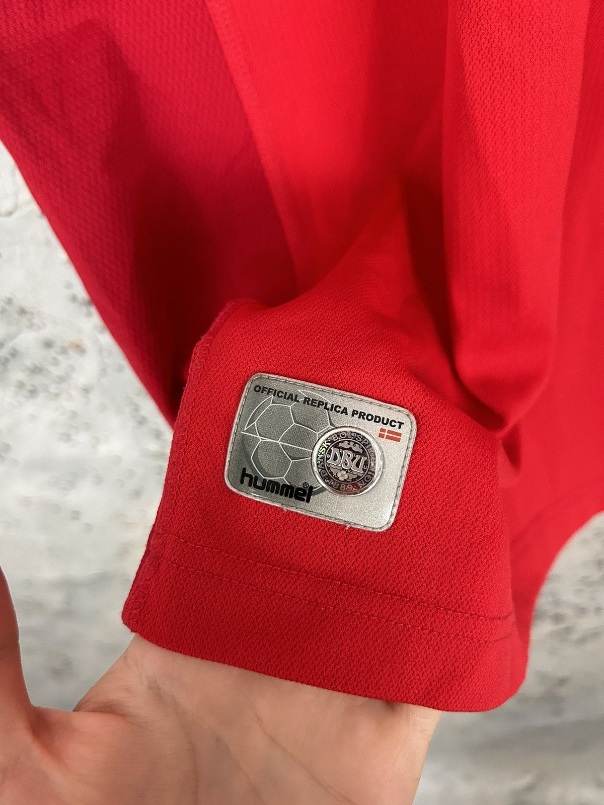 Hummel Vintage Denmark Soccer Jersey Football Hummel Rare World Cup Size US L / EU 52-54 / 3 - 6 Thumbnail