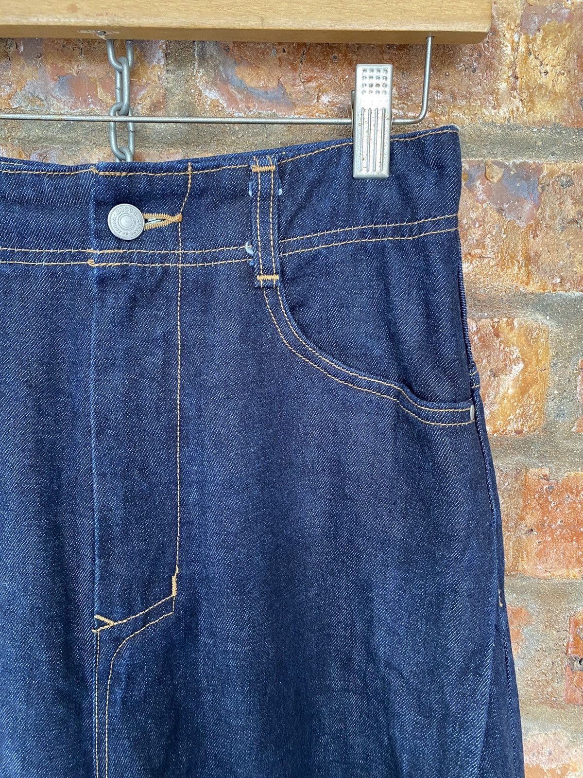 Vtg Zucca by Issey Miyake Baggy Wide Leg half selvedge pants