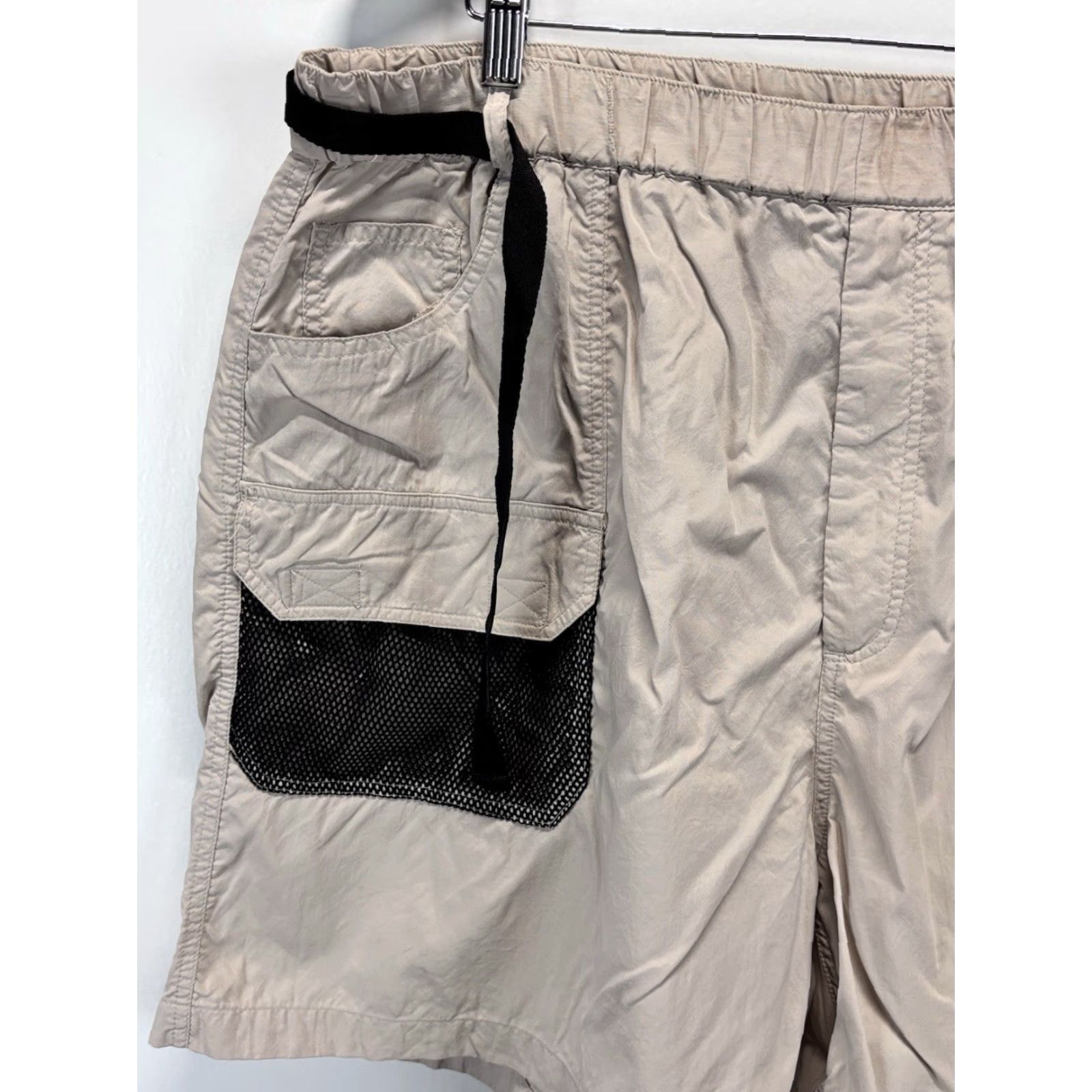 Orvis VINTAGE Orvis Cargo Shorts Belted Nylon Beiges Mens 2XL Adult Regular 38x5.5 Outdoor Fishing 90s Mens Size US 39 - 2 Thumbnail