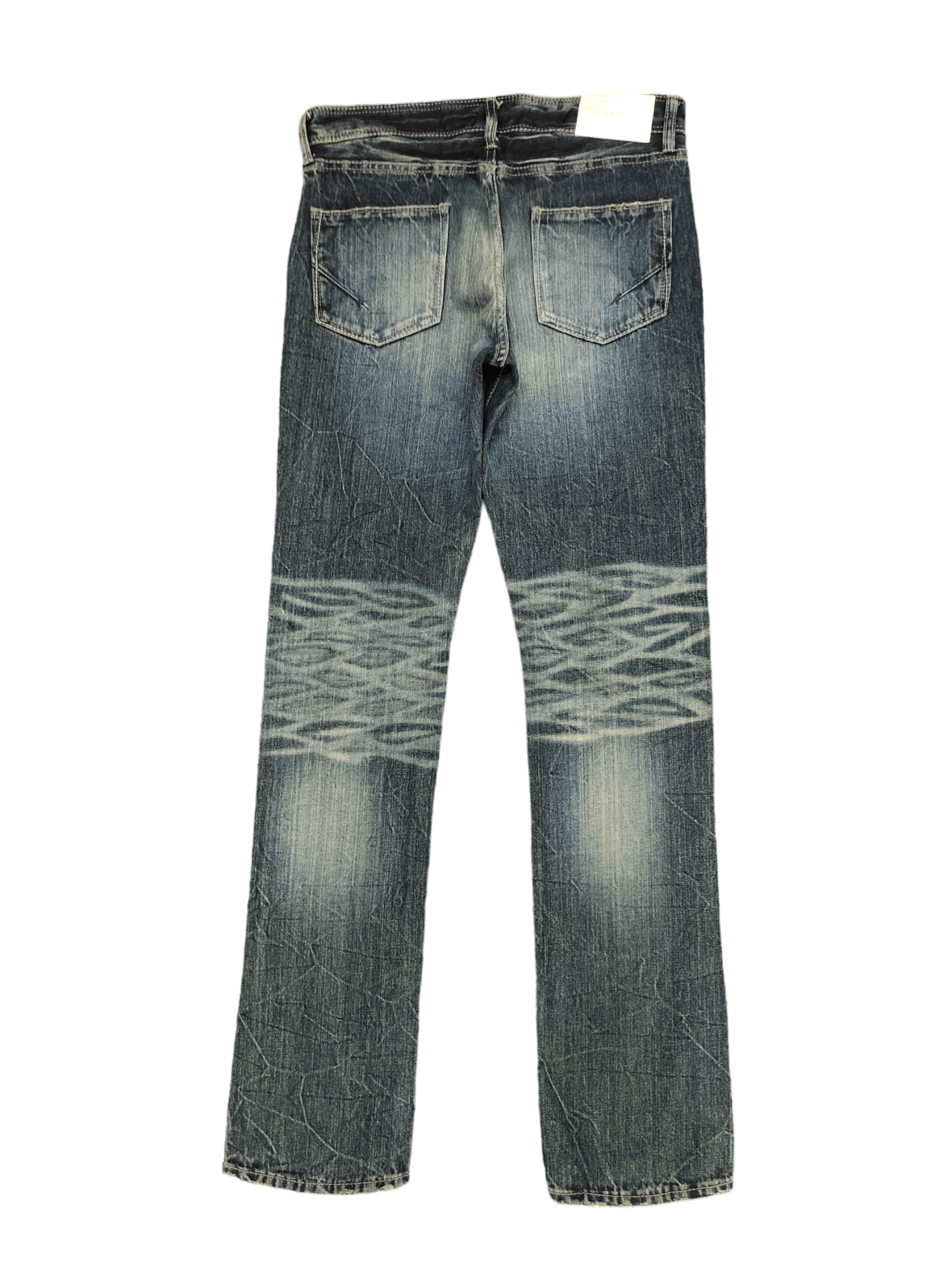 GOSTAR DE FUGA Gostar De Fuga Japan Clawmark Distress Faded Denim Jeans Y2k Size US 31 - 12 Thumbnail