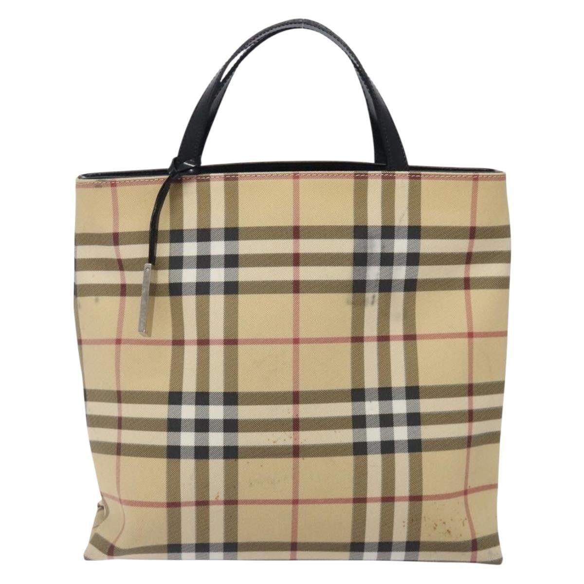 Burberry Burberry Nova Check Tote canvas check pattern Size ONE SIZE - 1 Thumbnail