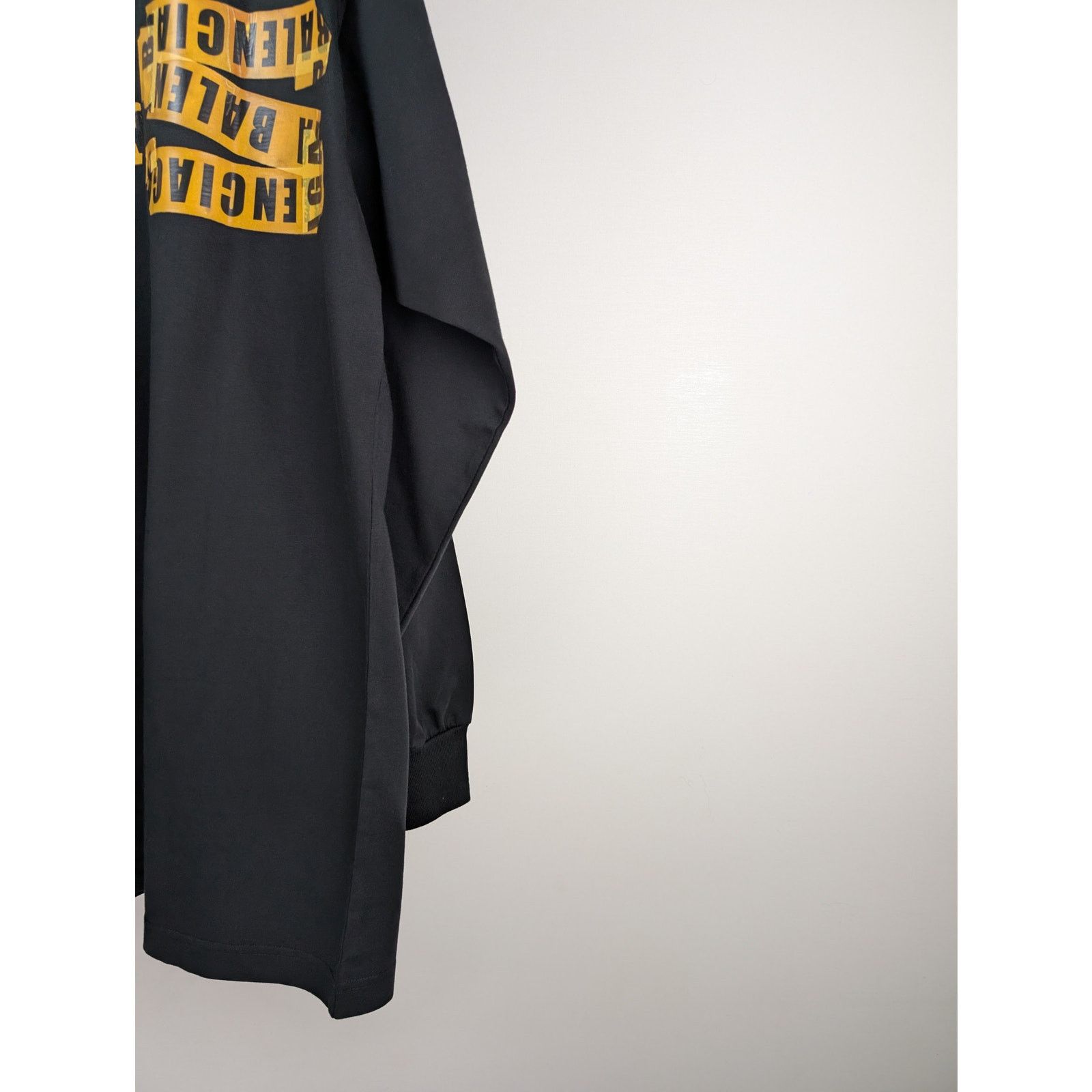 Balenciaga o1rshd1 Need for Speed Long Sleeve Large Fit T-Shirt Black Size US M / EU 48-50 / 2 - 12 Thumbnail