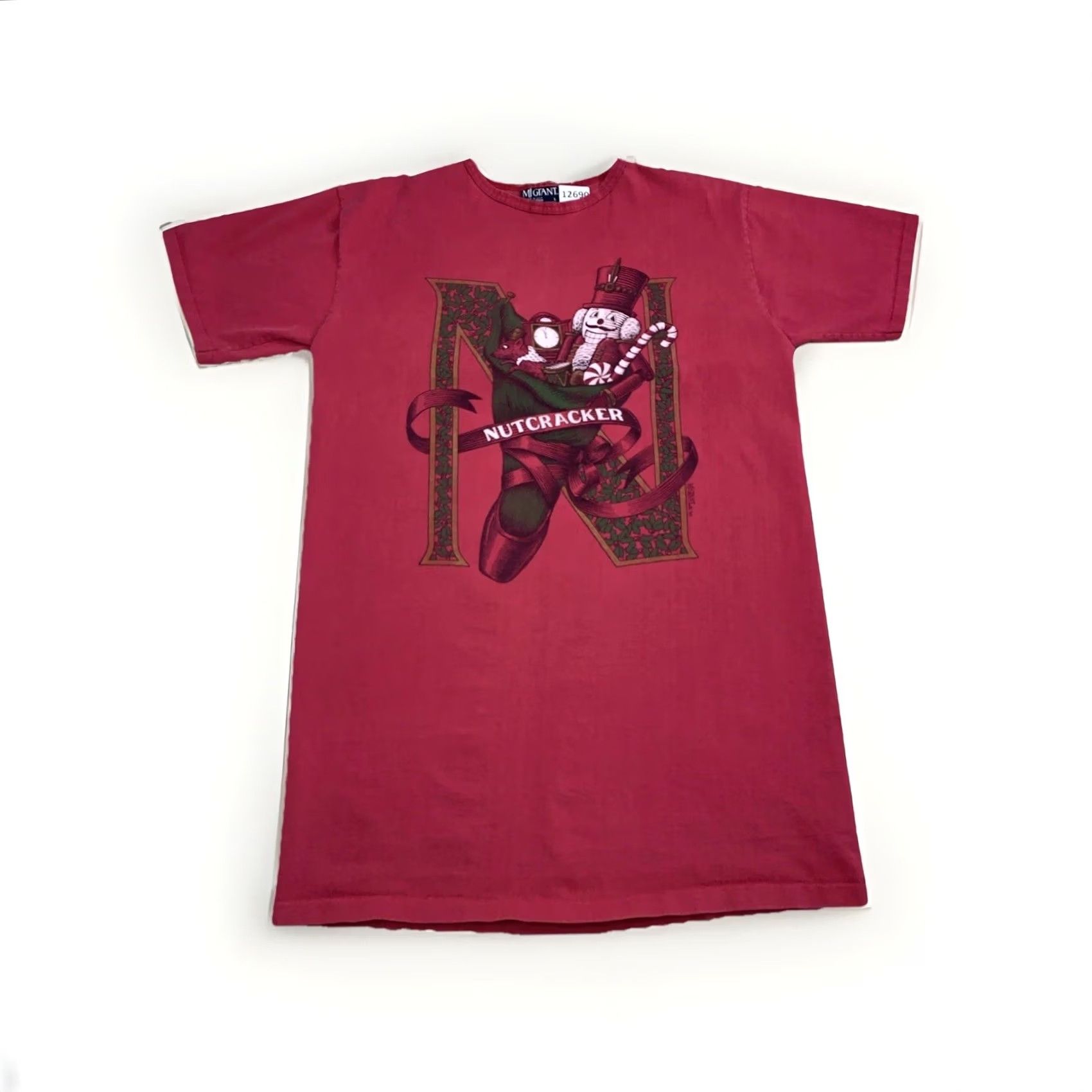 Vintage VINTAGE 1993 MJ Grant Nutcracker Nightshirt Red Womens Christmas Ballet Slipper Short Sleeve Round Neck Cotton L Size L / US 10 / IT 46 - 2 Thumbnail