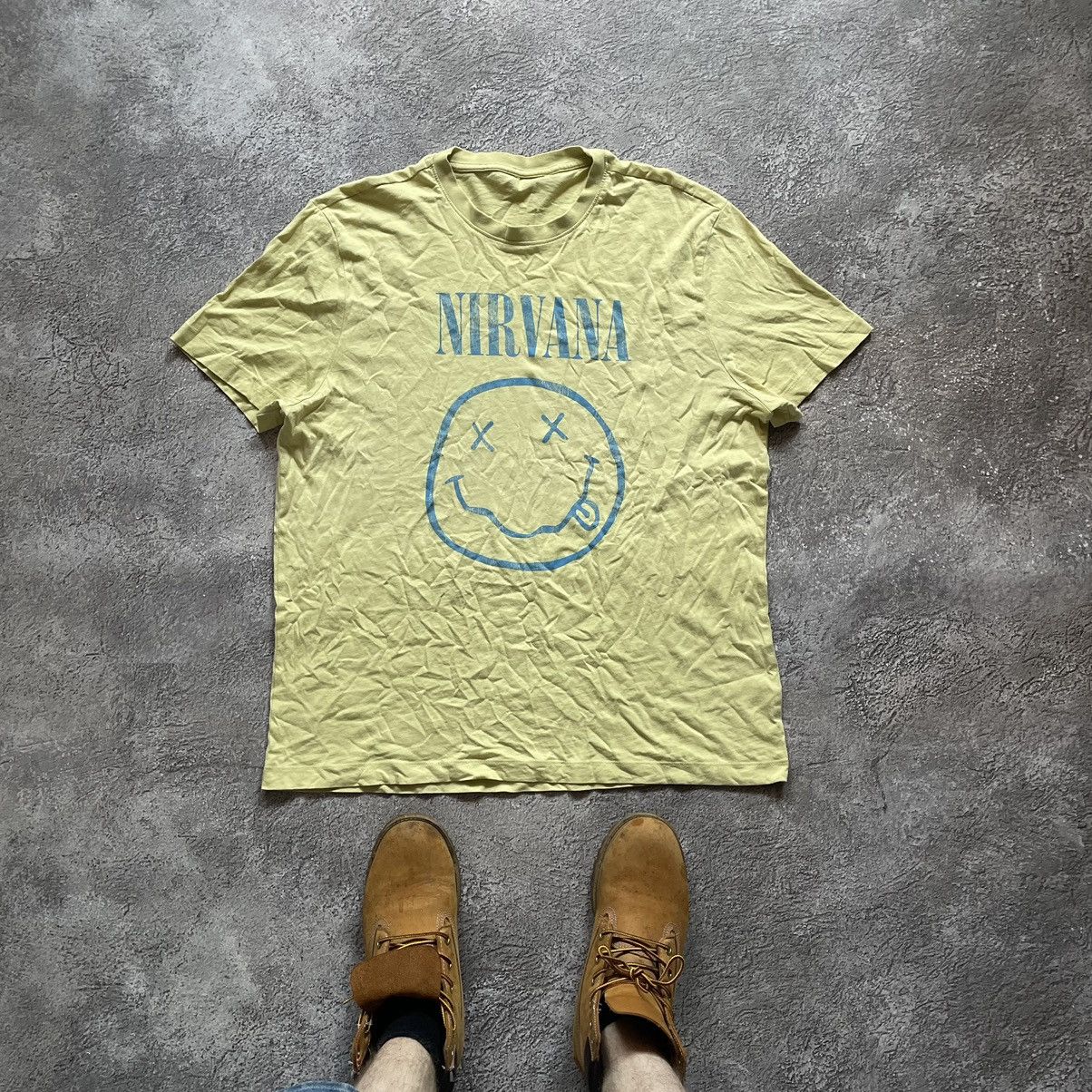 Band Tees Vintage Y2K NIRVANA Skeleton Face DEAD Skulls Horror Tee Size US M / EU 48-50 / 2 - 1 Thumbnail