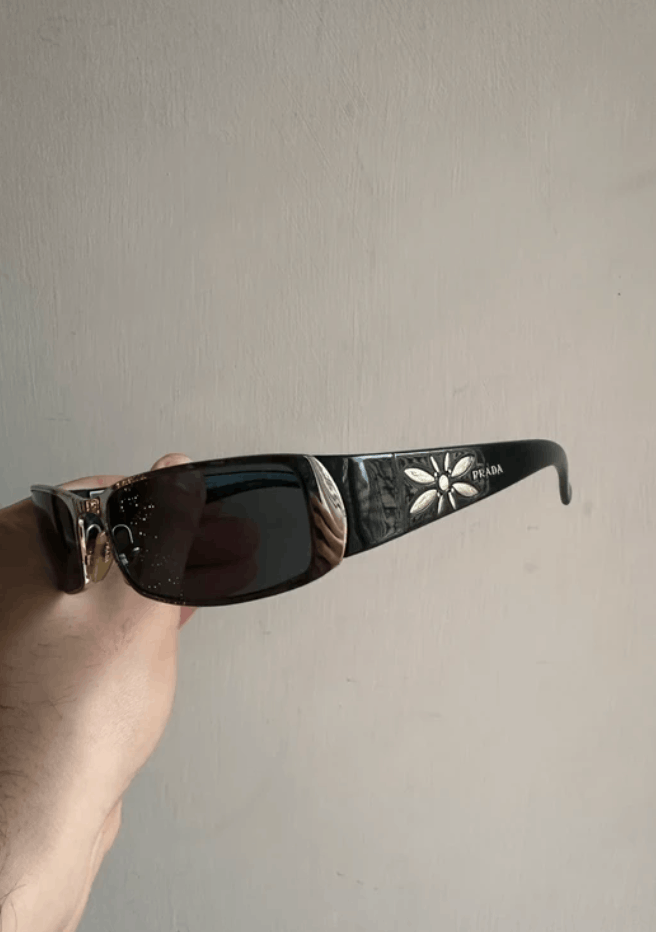 Prada PRADA Sunglasses Wrap Shield Mask Symbole Sport Red Tab Size ONE SIZE - 3 Thumbnail