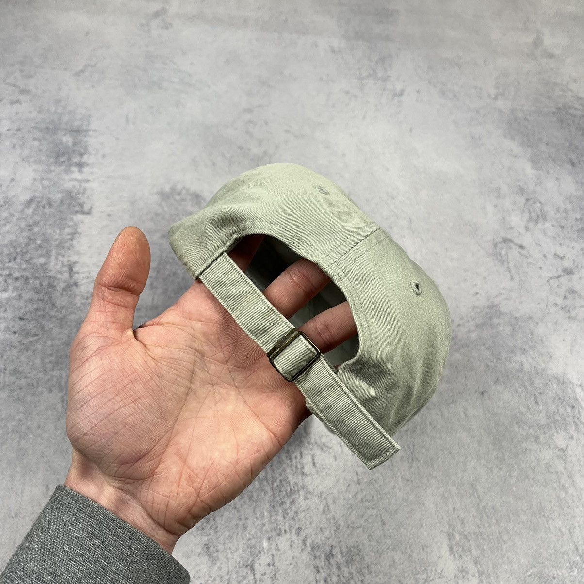 Nike × Vintage Vintage Nike swoosh y2k cream cap 90’s Size ONE SIZE - 3 Thumbnail
