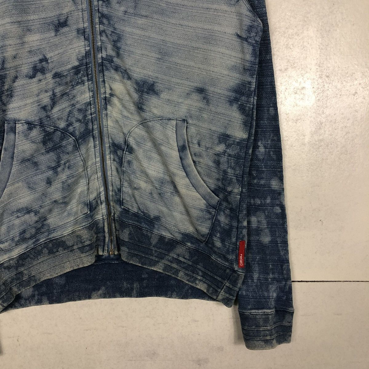 Japanese Brand 📌ACID WASH BIKER ZIPPER JACKET ROIAL CALIFORNIA Size US M / EU 48-50 / 2 - 7 Thumbnail