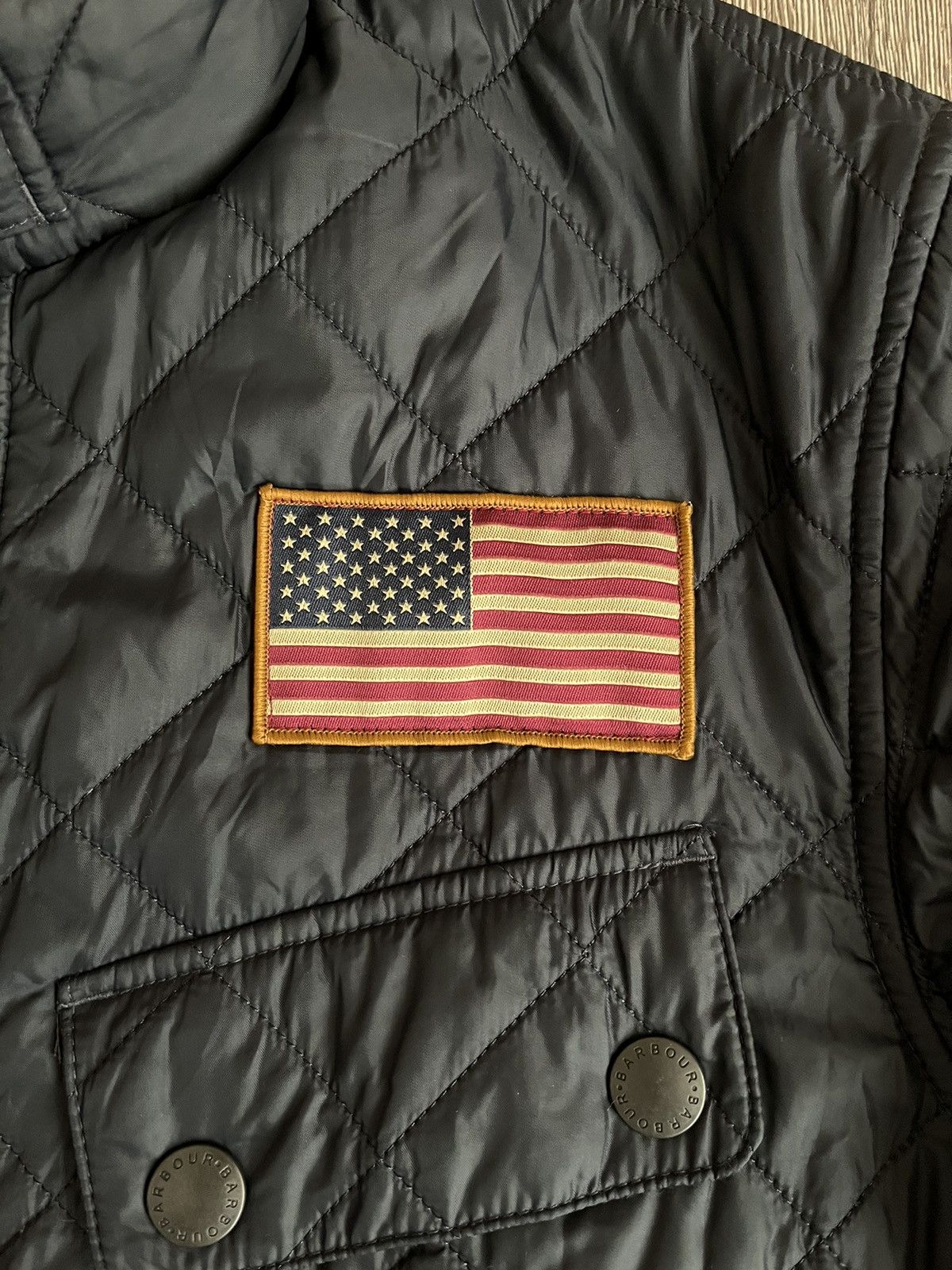 Barbour Barbour Steve McQueen Jeffries Navy Quilted USA Logo Jacket Size US M / EU 48-50 / 2 - 5 Thumbnail