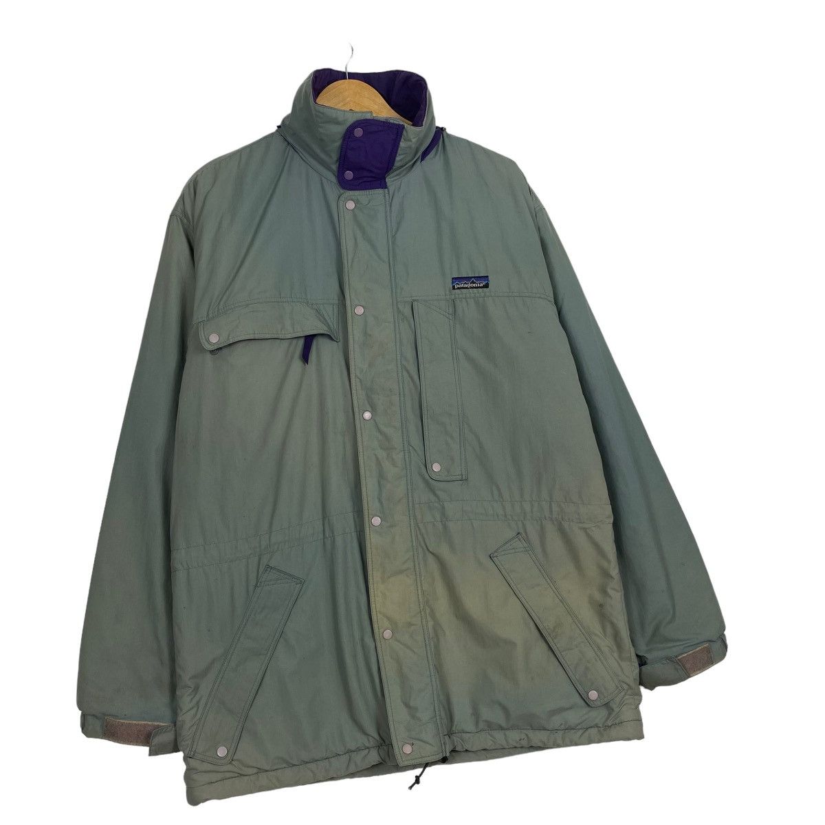 Patagonia Vintage Patagonia Outdoor Hoodie Jacket Size US L / EU 52-54 / 3 - 3 Thumbnail