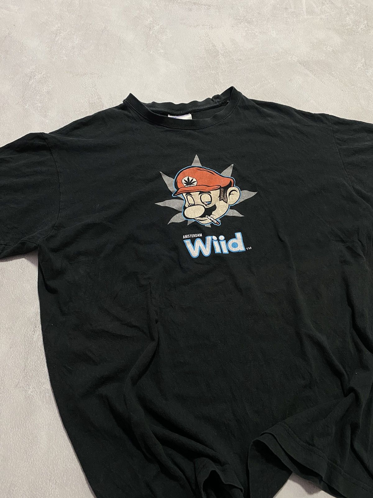 Band Tees 💊 Vintage T Shirt Wiid Amsterdam Weed Mario Humor Tee Size US M / EU 48-50 / 2 - 1 Thumbnail