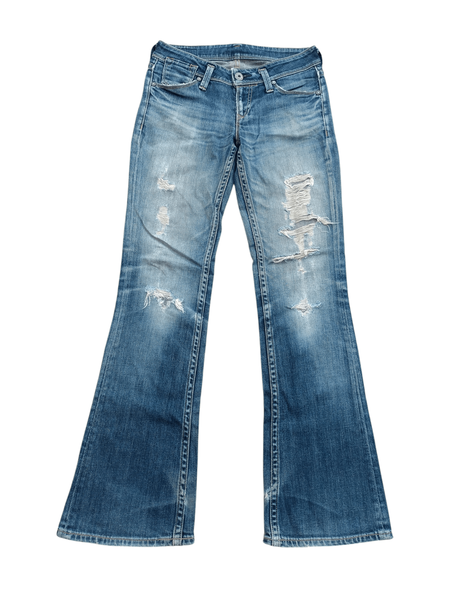 Levi's × Levi's Vintage Clothing × Vintage Vintage Levis Flared Faded Washed Distressed Denim E018 Size US 30 / EU 46 - 10 Thumbnail