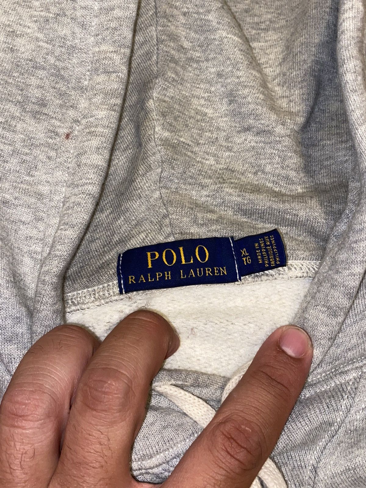 Polo Ralph Lauren Polo Ralph Lauren Spell Out Logo Hoodie Size US XL / EU 56 / 4 - 3 Thumbnail