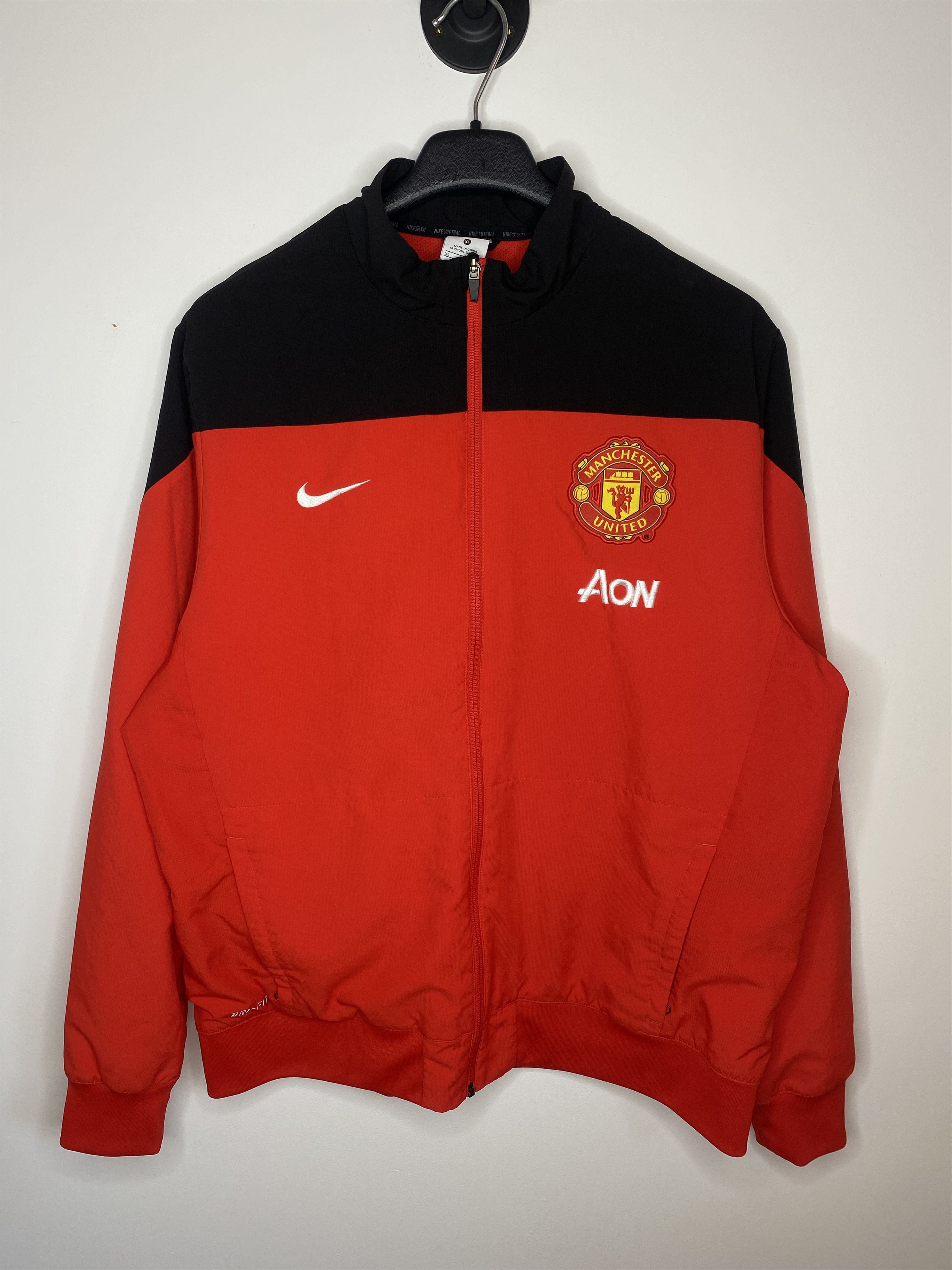Nike MANCHESTER UNITED 2013 TRAINING TOP JACKET FOOTBALL SOCCER Size US XL / EU 56 / 4 - 1 Thumbnail