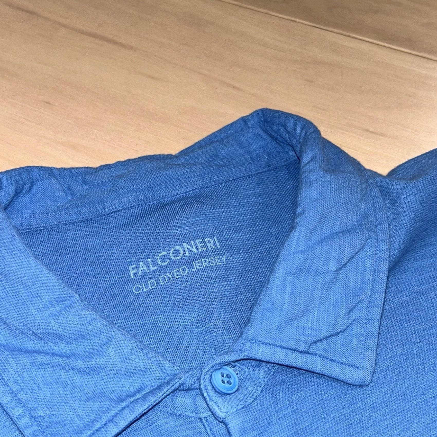 Vintage VINTAGE Falconeri Polo Shirt Men L Blue Cotton Jersey Short Sleeve Regular Fit Falconeri Size US L / EU 52-54 / 3 - 4 Thumbnail