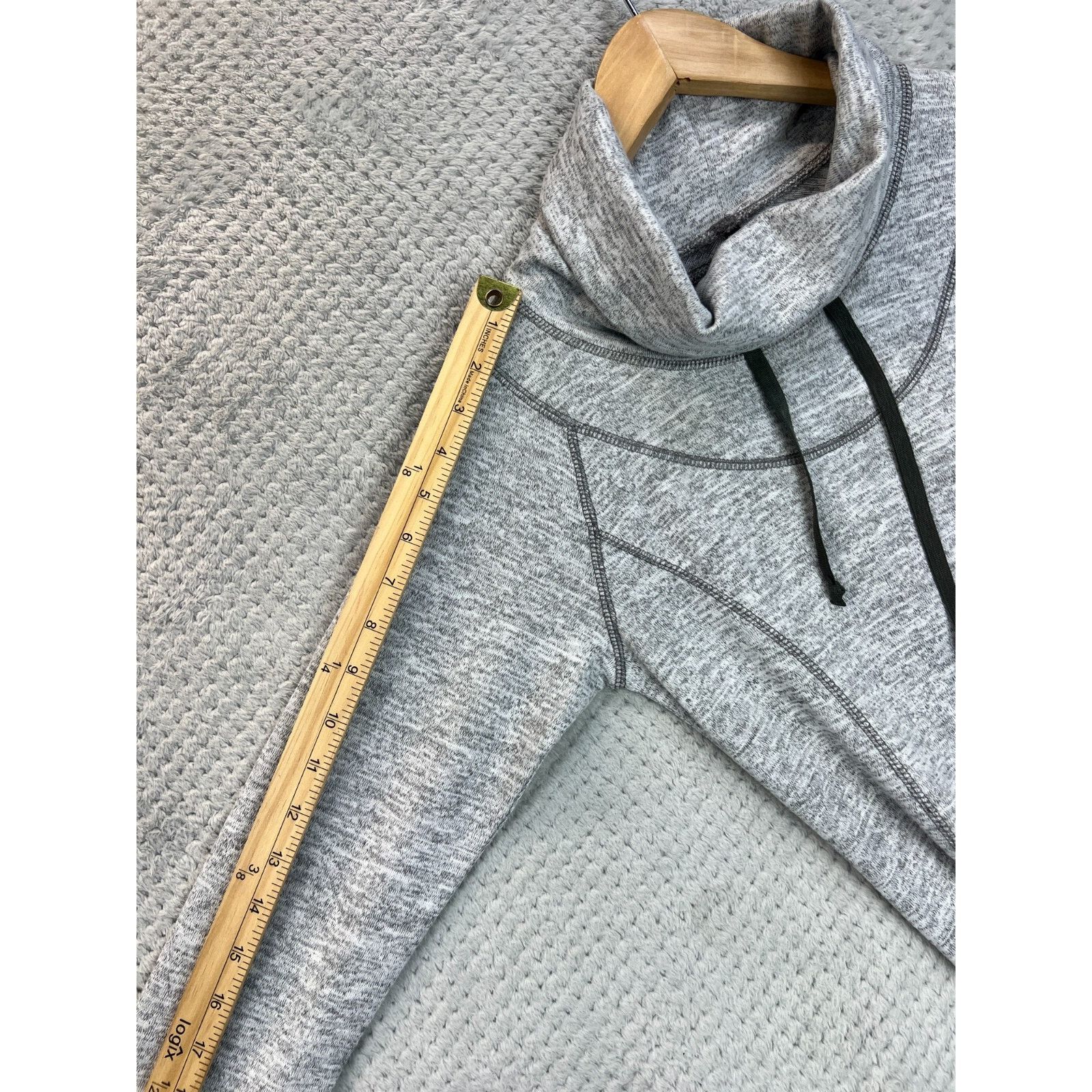 Kuhl Kuhl Womens Lea Dress Sweater XS Heather Gray Cowl Neck Size XS / US 0-2 / IT 36-38 - 19 Thumbnail