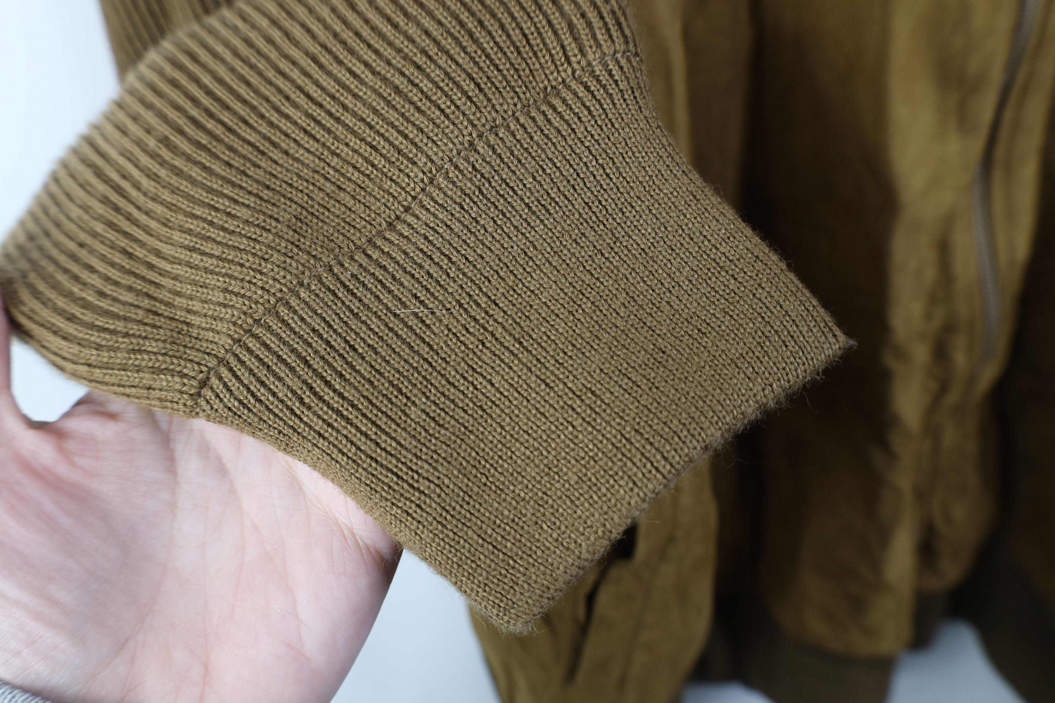 Vintage Vintage 90s Y2K Streetwear Ribbed Sweater Jacket Swacket Size US XXL / EU 58 / 5 - 6 Thumbnail