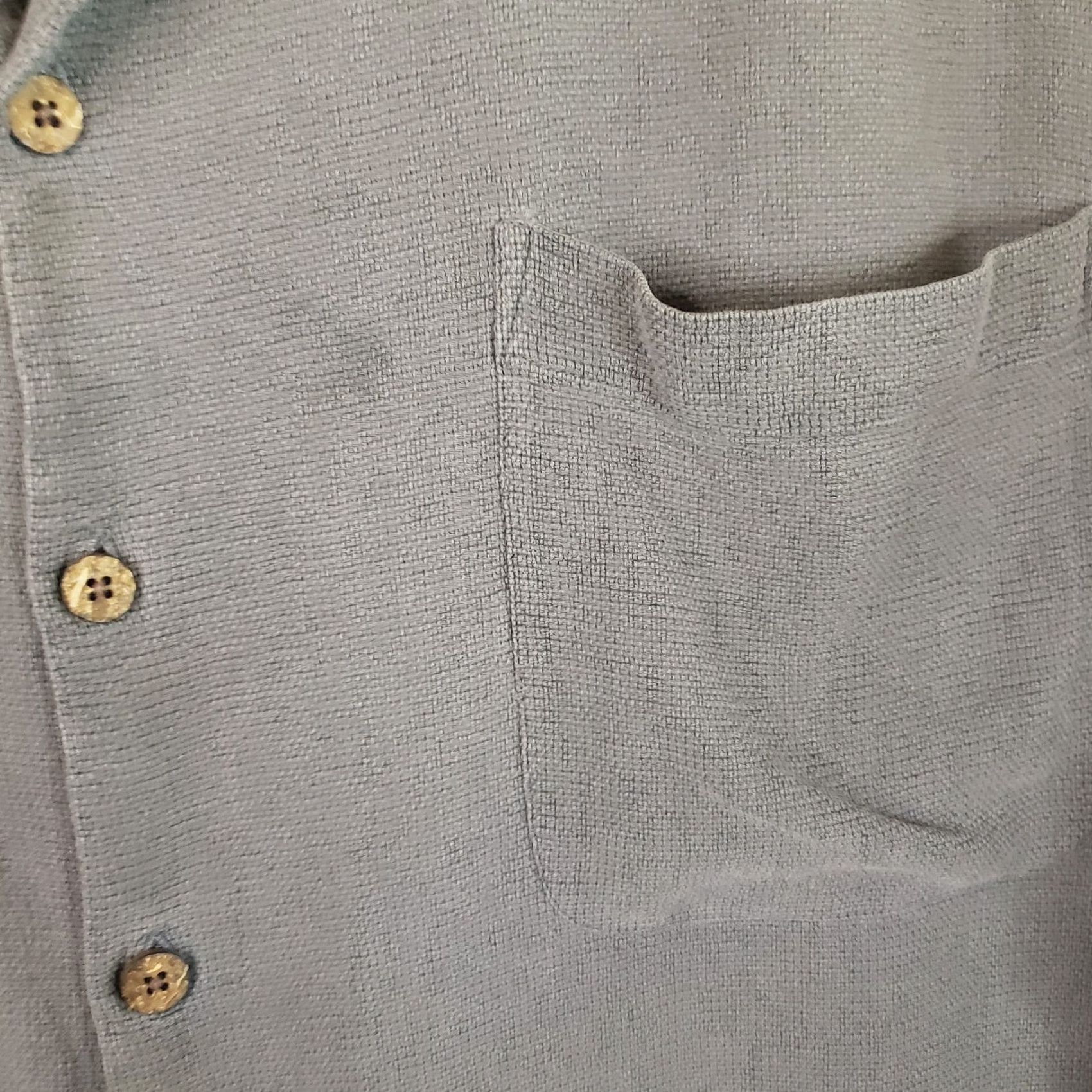 Tommy Bahama Tommy Bahama Shirt Men XXL Original Fit Silk Short Sleeve Button-Down Gray N/A 2XL Button-Up Beach Hawaiian Tropical Size US XXL / EU 58 / 5 - 4 Thumbnail
