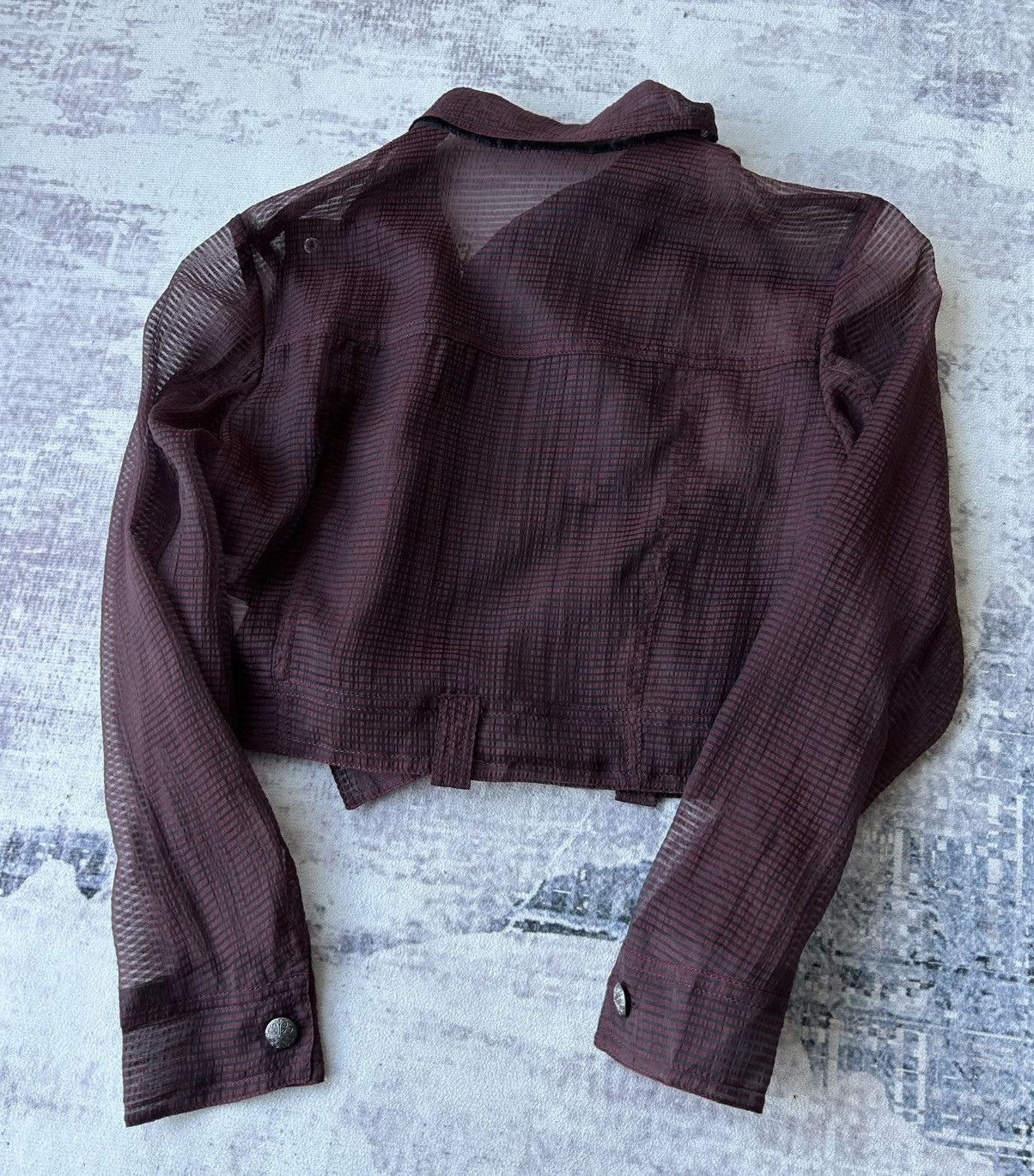 If Six Was Nine Fishnet Cropped Jacket Size US XS / EU 42 / 0 - 2 Thumbnail