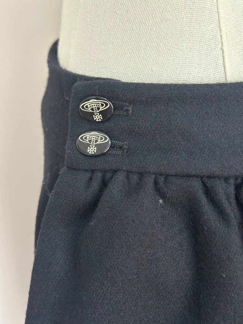 Vivienne Westwood Vivienne Westwood size2 A black wool dress with double plea Size 27" / US 4 / IT 40 - 5 Thumbnail