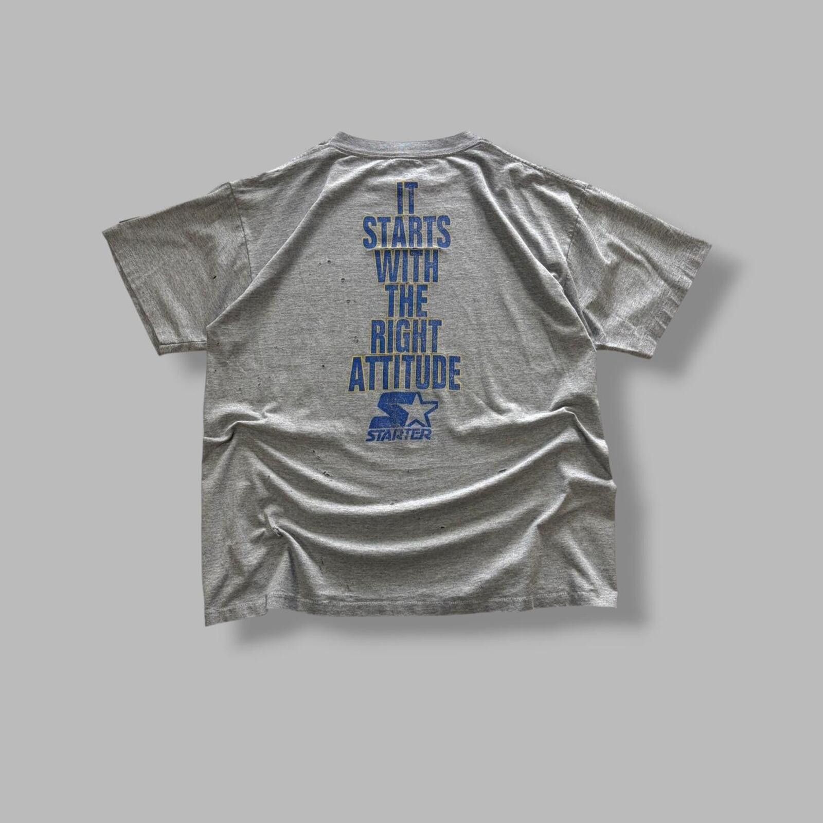 Starter 90s Distressed Starter East York PHYS.ED. Tee Size US XL / EU 56 / 4 - 4 Thumbnail