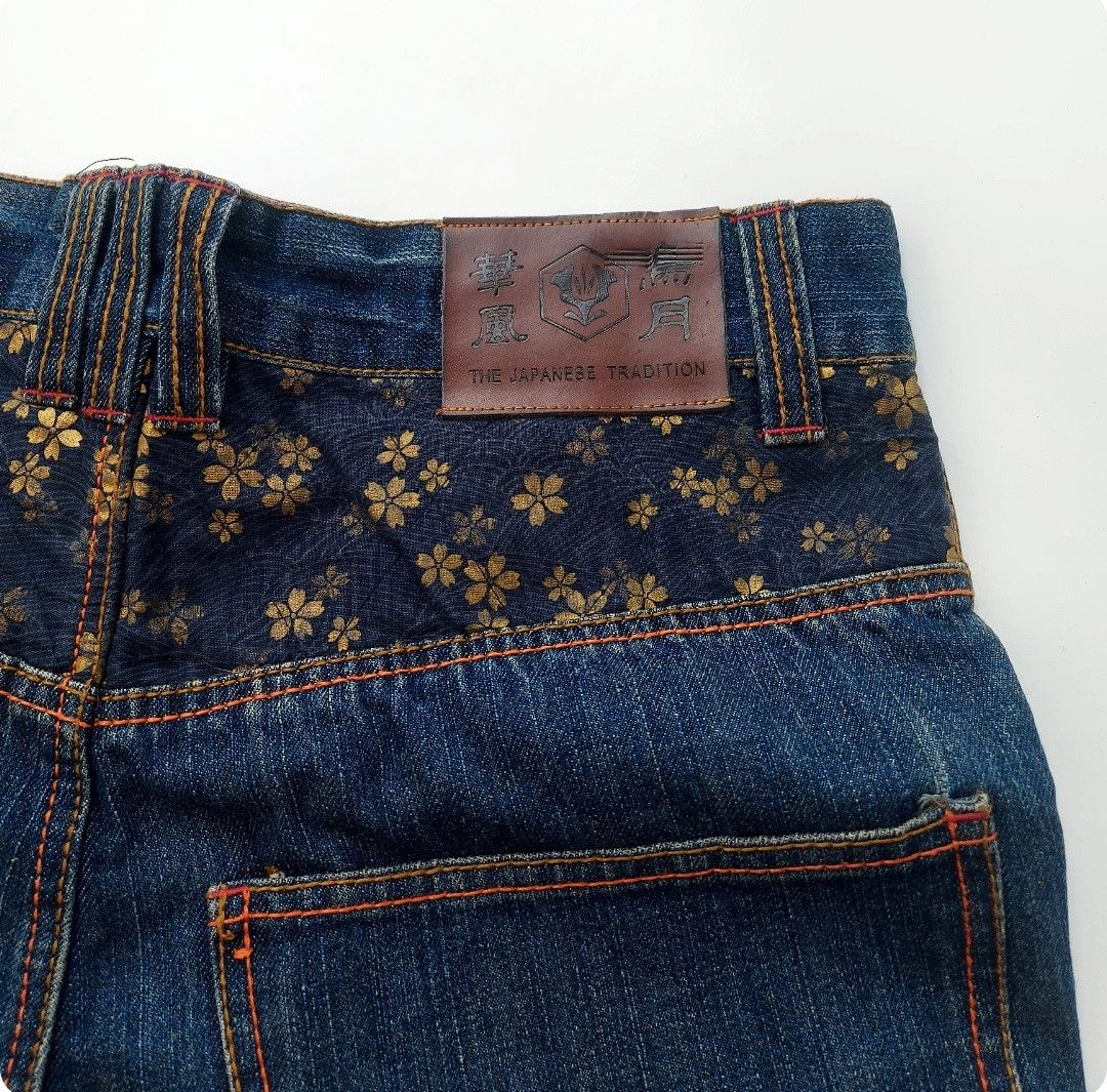 Designer × Japanese Brand Vintage Karakuri Tamashi Dragon Ryu Tatto Art Size US 32 / EU 48 - 8 Thumbnail