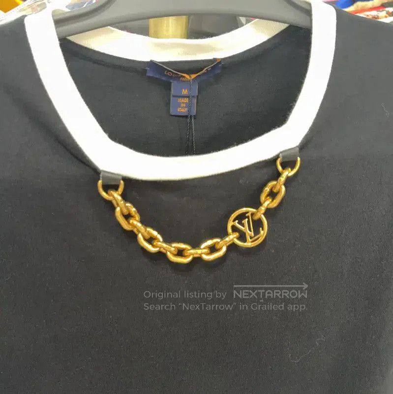 Louis Vuitton Louis Vuitton Black Cotton Women's T. Size M / US 6-8 / IT 42-44 - 5 Thumbnail