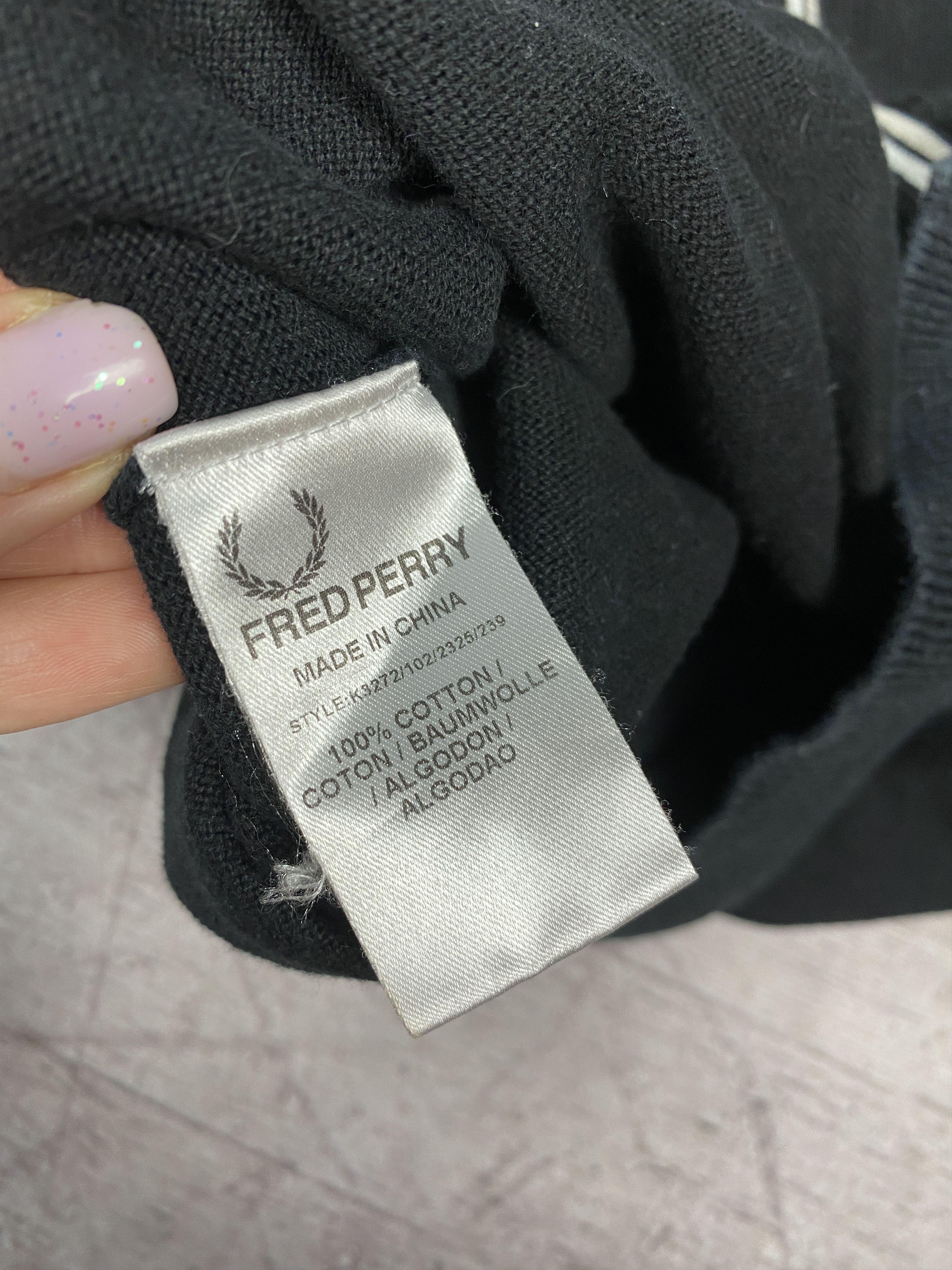 Fred Perry × Vintage Fred Perry Vintage Mens Cardigan Sweater Size US M / EU 48-50 / 2 - 5 Thumbnail