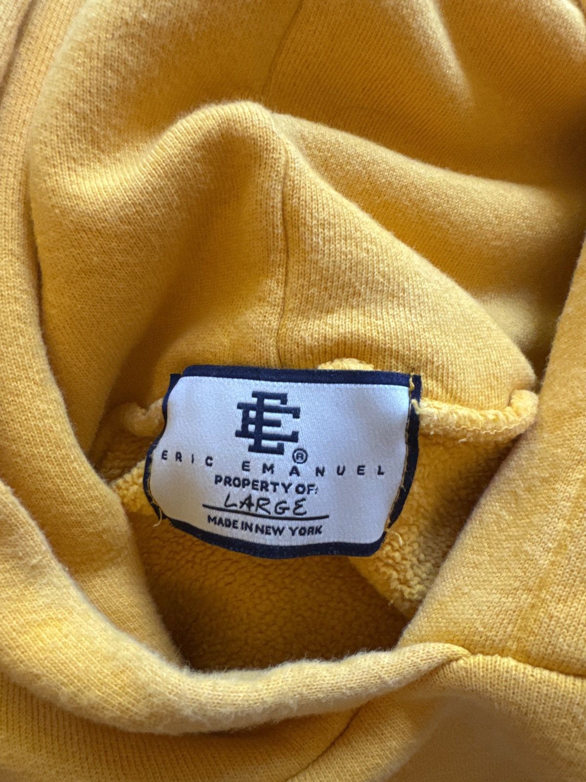 Eric Emanuel Yellow Eric Emanuel Hoodie Size US L / EU 52-54 / 3 - 2 Thumbnail