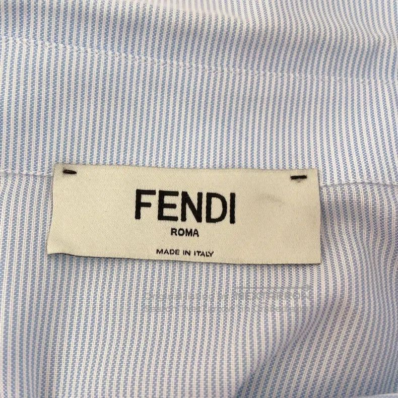 Fendi Fendi Blue Striped Top Size XS / US 0-2 / IT 36-38 - 6 Thumbnail