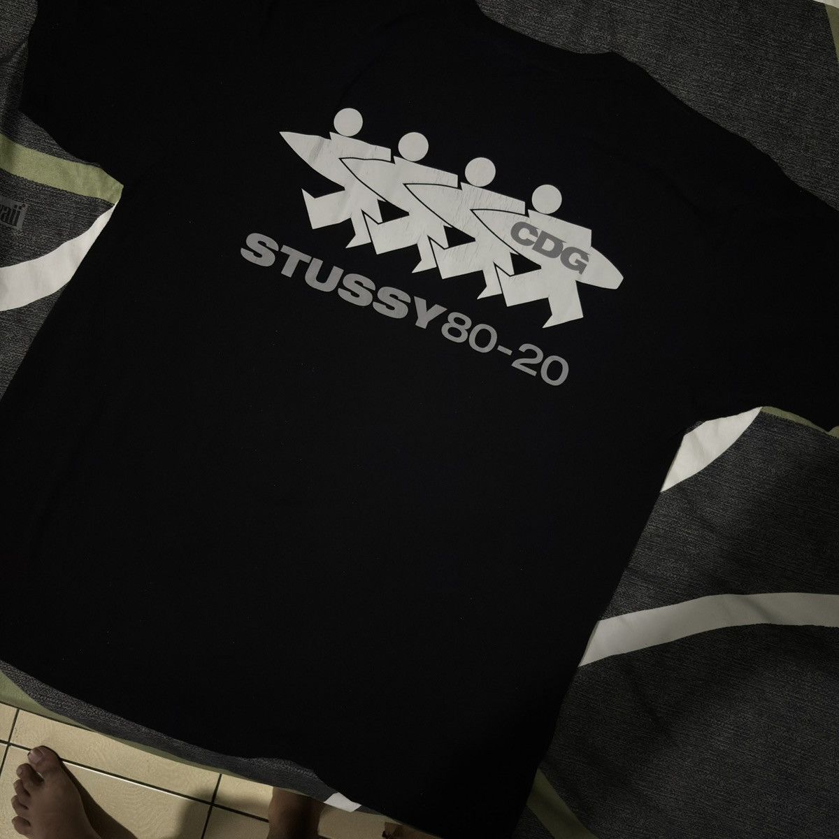 CDG by Comme des Garcons × Stussy STUSSY X CDG SURFMAN TEE Size US L / EU 52-54 / 3 - 2 Thumbnail