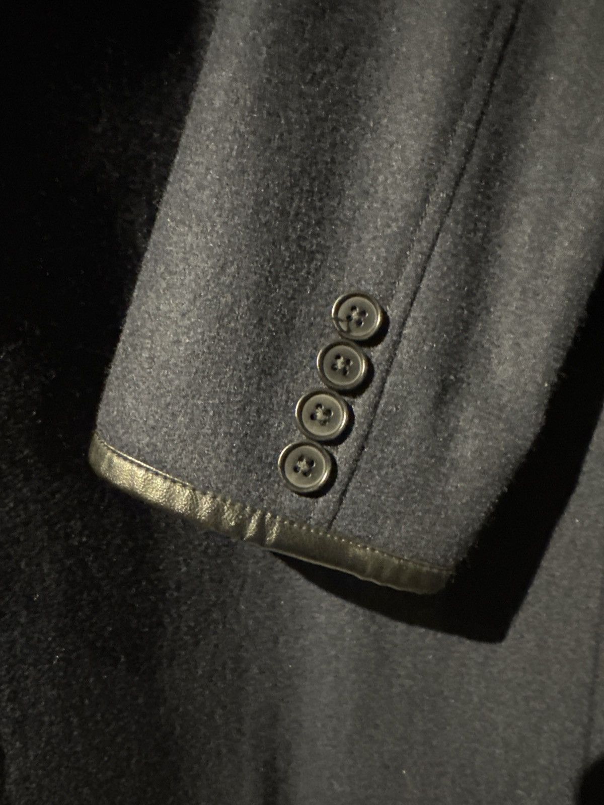 John Varvatos John Varvatos Single Breasted Navy Topcoat Size US M / EU 48-50 / 2 - 6 Thumbnail