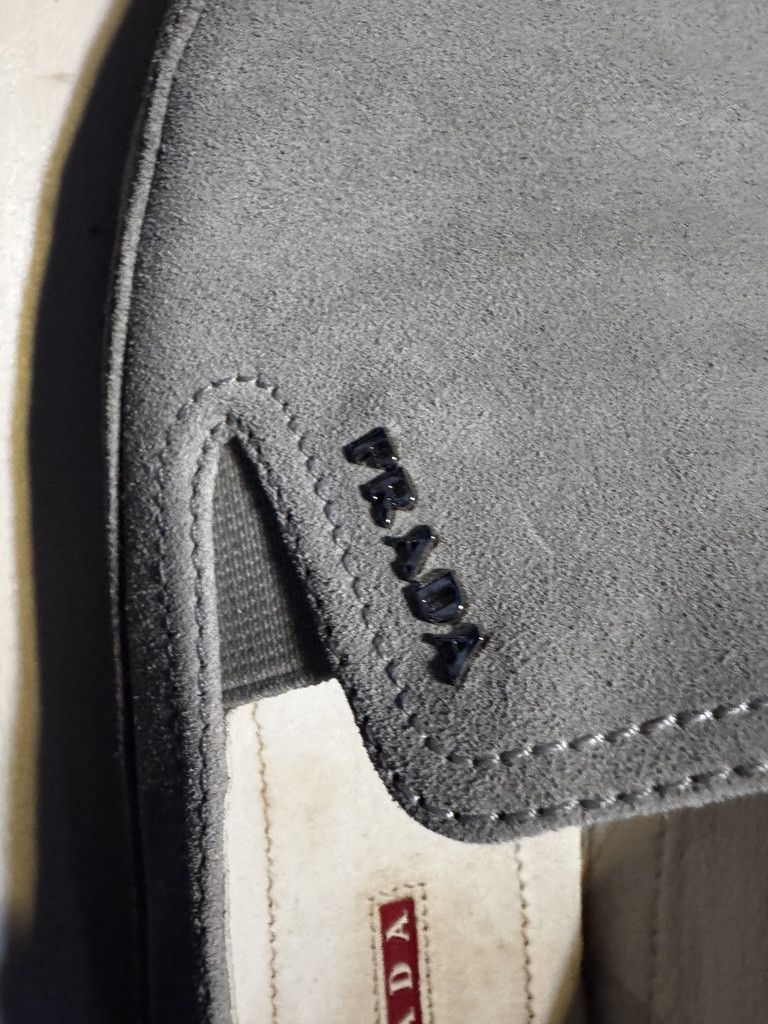 Prada Authentic Prada Suede Slip-Ons with box and dust bag Size US 7 / IT 37 - 2 Thumbnail
