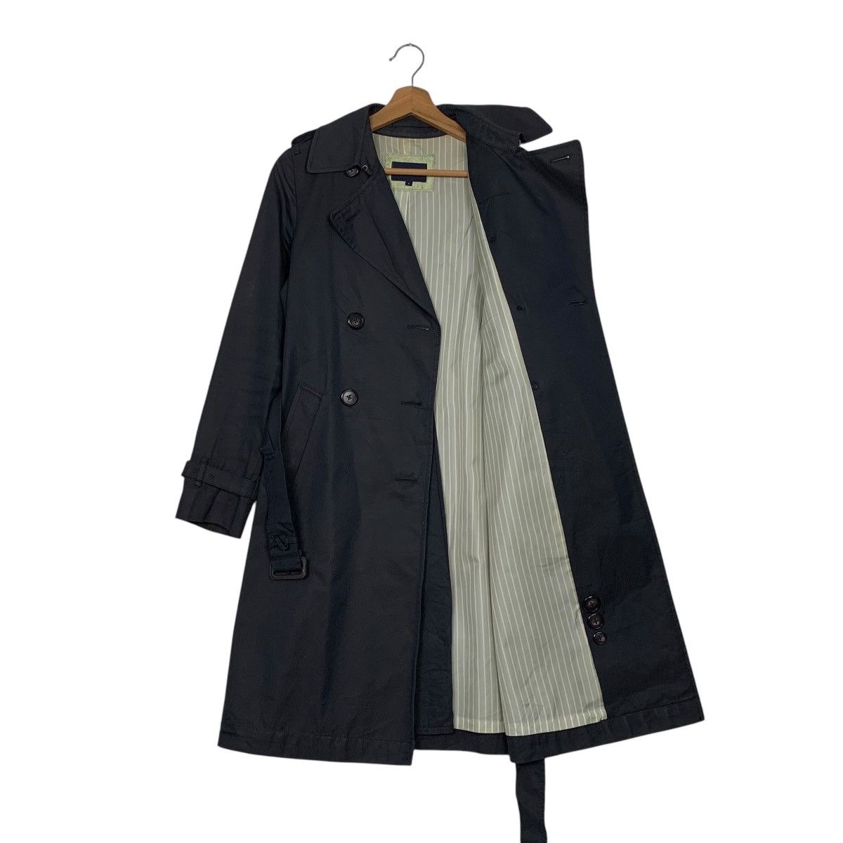 SHIPS Japanese Brand Ships Double Breasted Trenchcoat Size M / US 6-8 / IT 42-44 - 10 Thumbnail