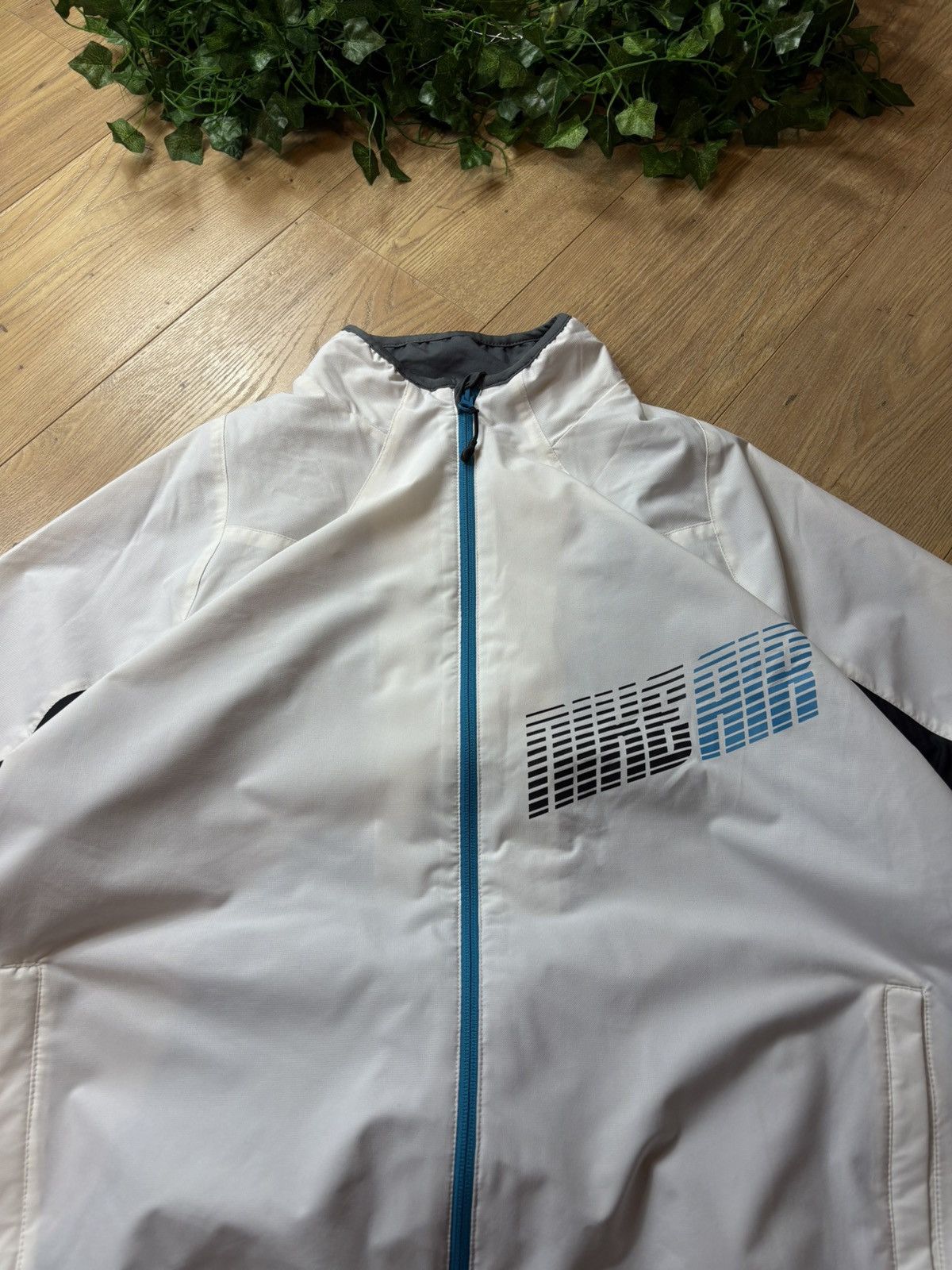 Nike 00s Nike Air Vintage Nylon Oversized Drill Jacket Rare Y2K Size US XXL / EU 58 / 5 - 5 Thumbnail