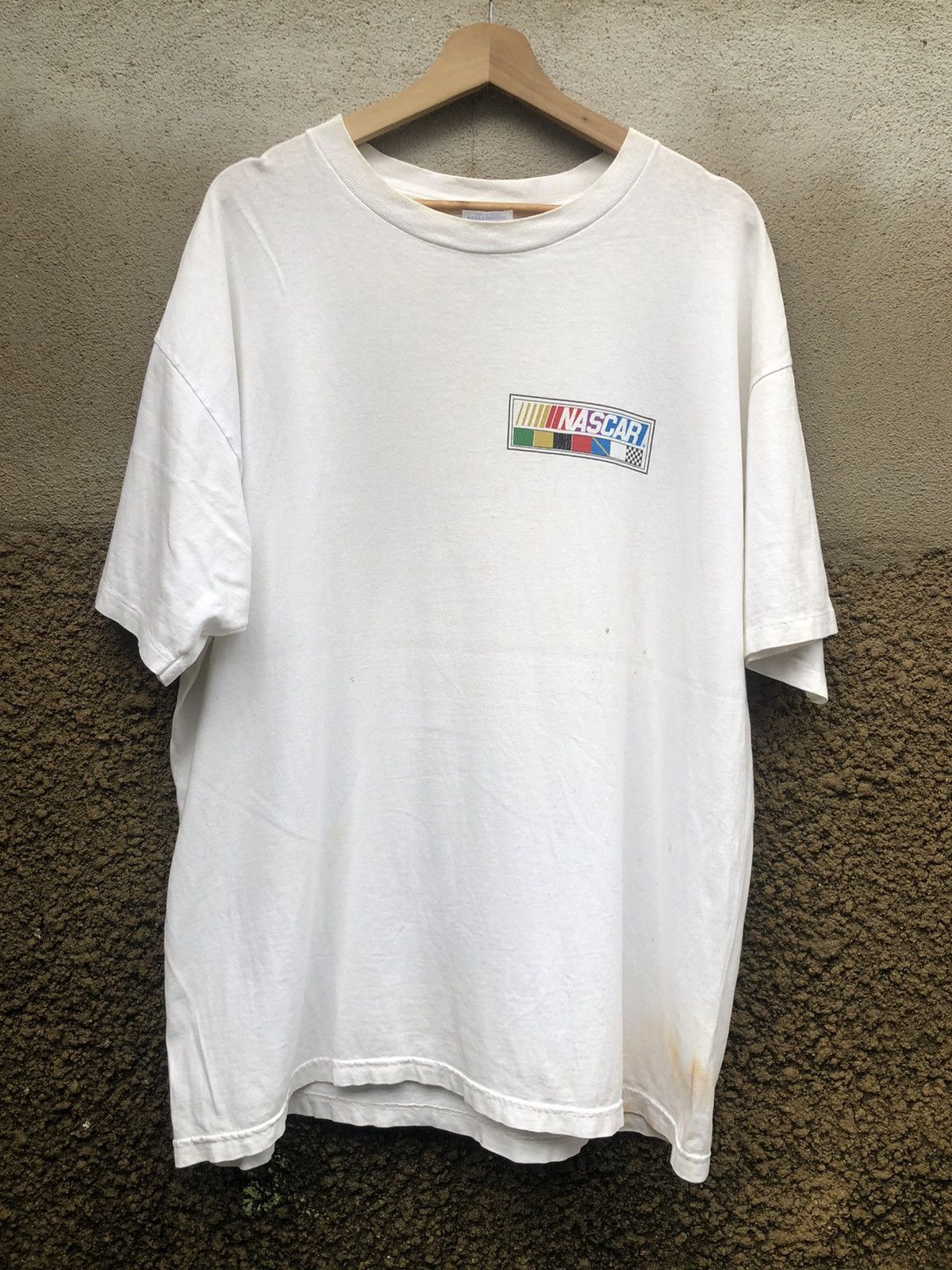 NASCAR × Vintage Vintage 90s Nascar Jeff Gordon #24 Tshirt Distressed Size US XL / EU 56 / 4 - 2 Thumbnail