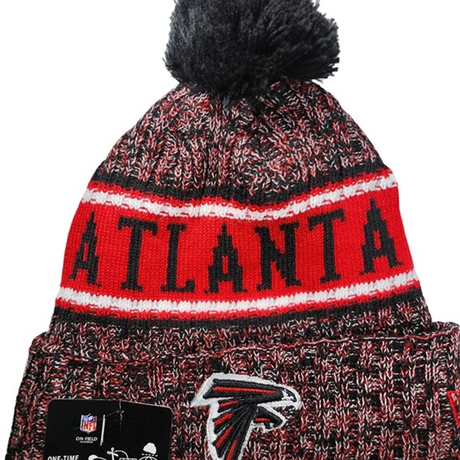 Other NWT Atlanta Falcons Sports Knit Pom Beanie Fleece OSFA Size ONE SIZE - 3 Thumbnail