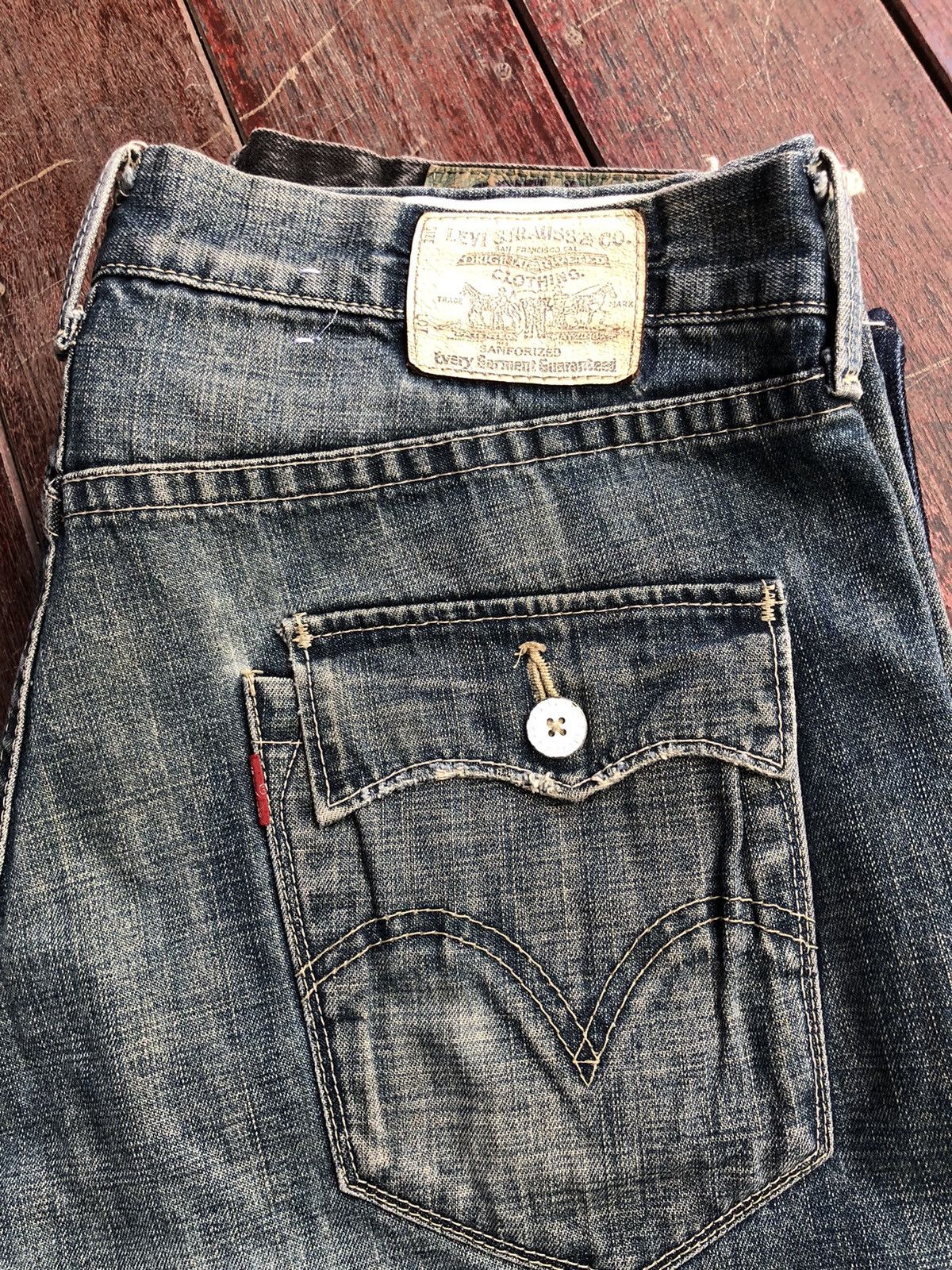 Levi's × Levi's Vintage Clothing Levis 503 J54 Jeans Denim Size US 36 / EU 52 - 3 Thumbnail