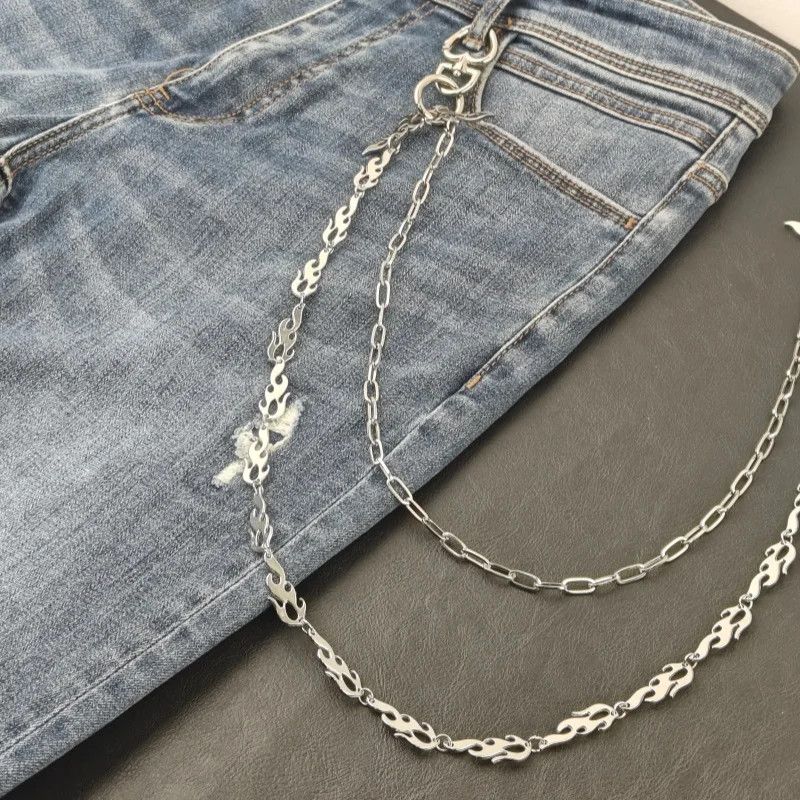 Japanese Brand × Jewelry Flaming Angel Wings Punk Pants Chain Size ONE SIZE - 9 Thumbnail