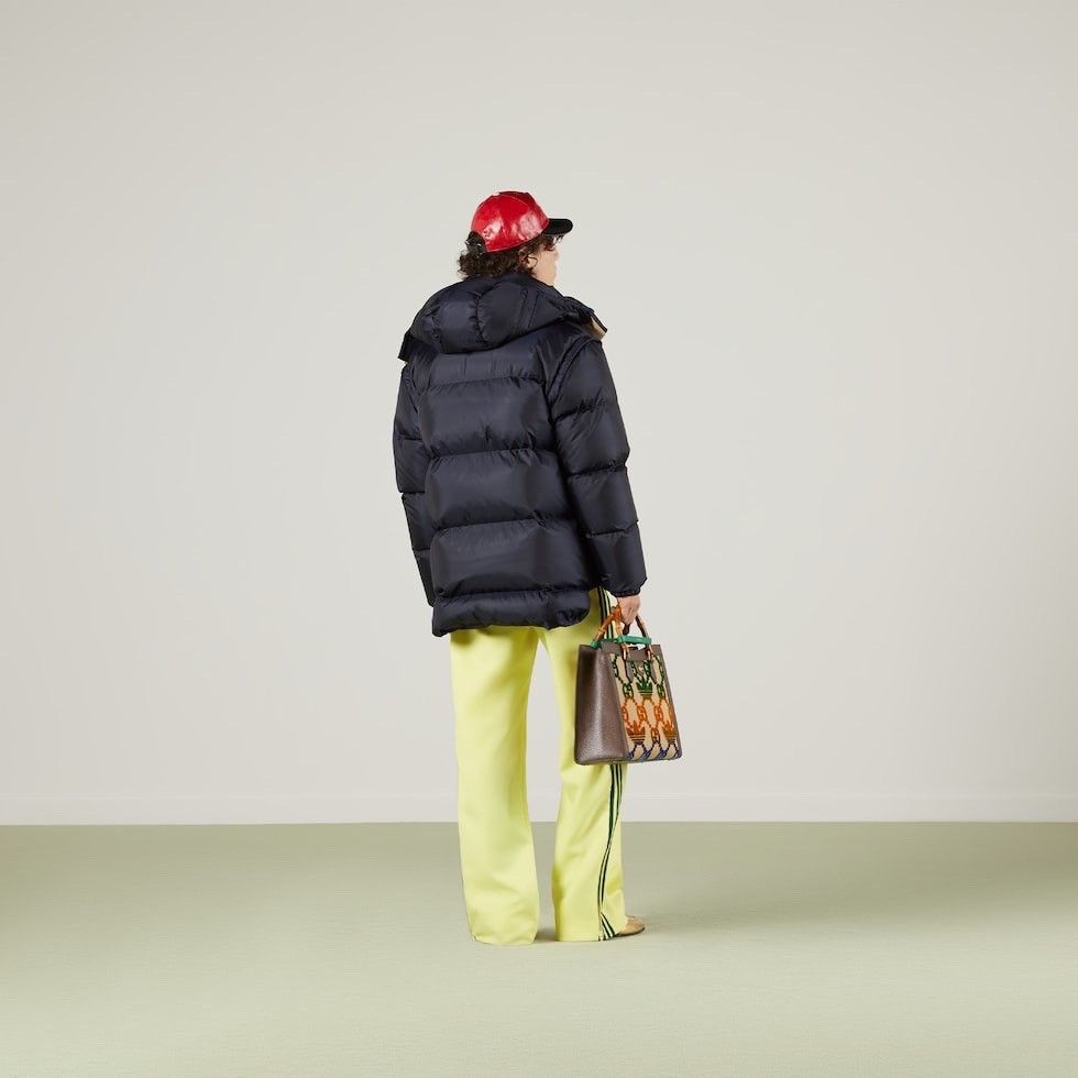 Adidas × Gucci 💥$4.6K VALUE💥Gucci X Adidas 2 IN 1 Padded Jacket Vest Size US XL / EU 56 / 4 - 5 Thumbnail