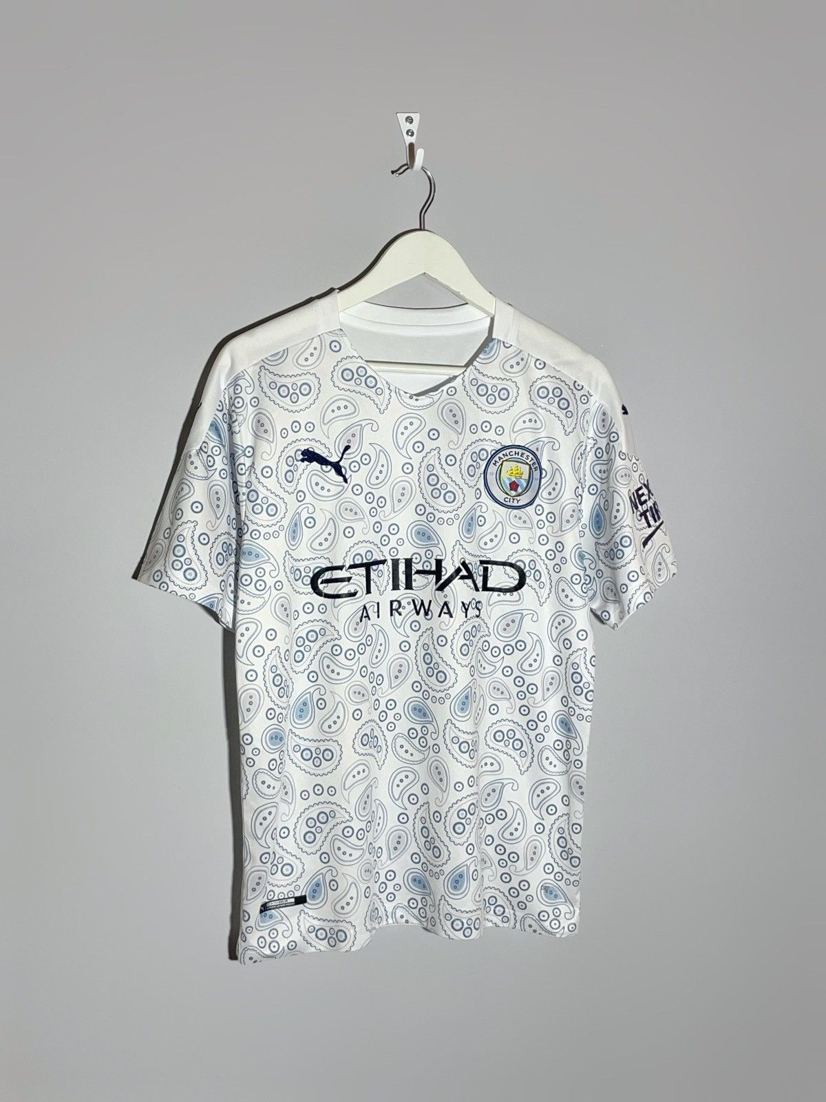 Puma #7 Sterling Manchester City 2020/21 Puma Y2k Hype Jersey Size US M / EU 48-50 / 2 - 2 Thumbnail