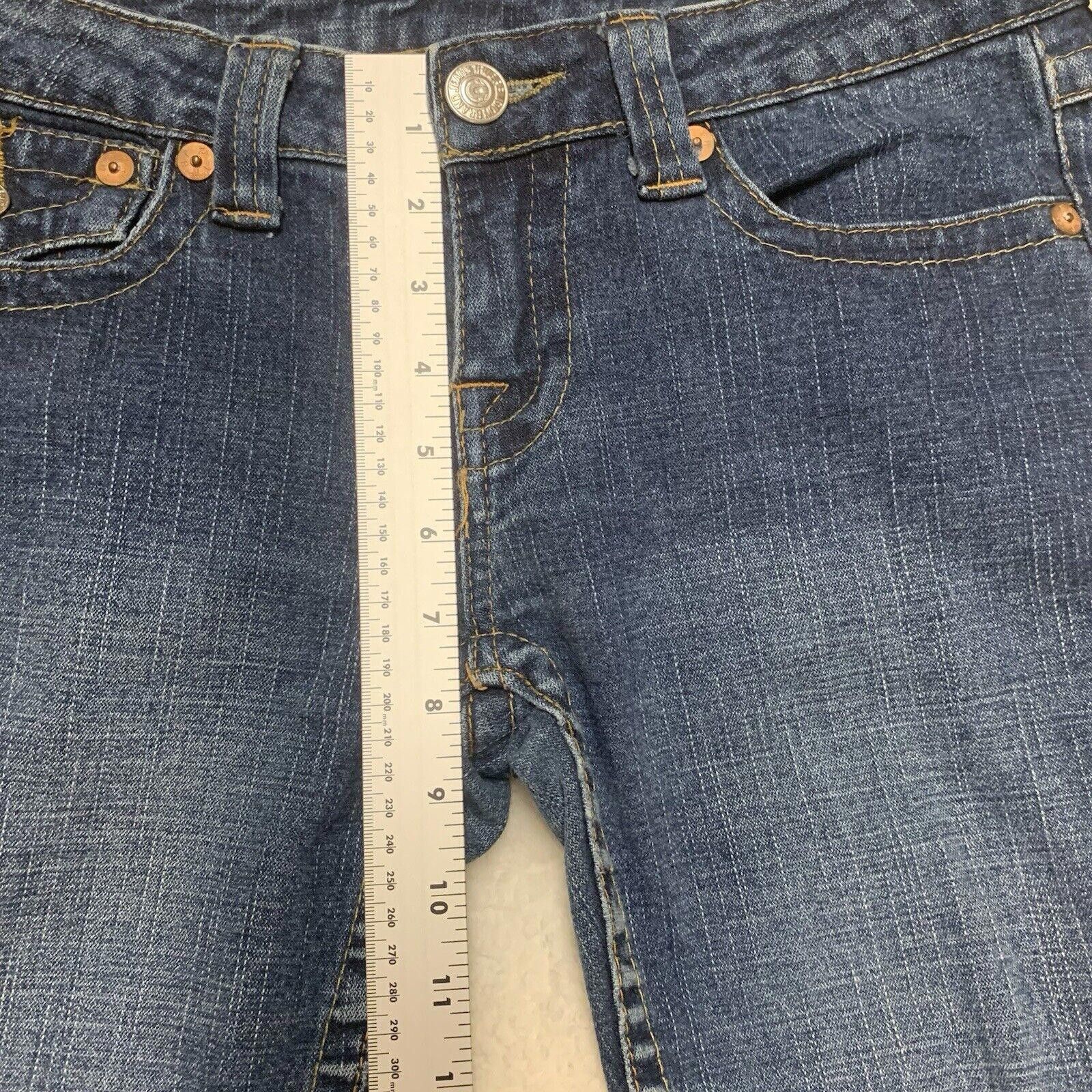 True Religion True Religion Skinny Jeans Women's Sz 29 Blue Back Flap Size 29" - 8 Thumbnail