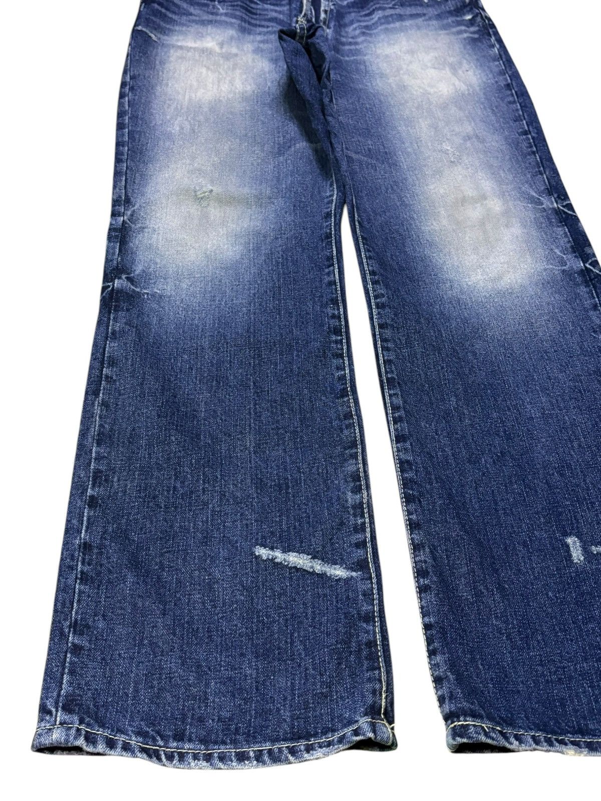 Japanese Brand Vintage Enverope Mud Wash Loose Jeans Size US 31 - 6 Thumbnail
