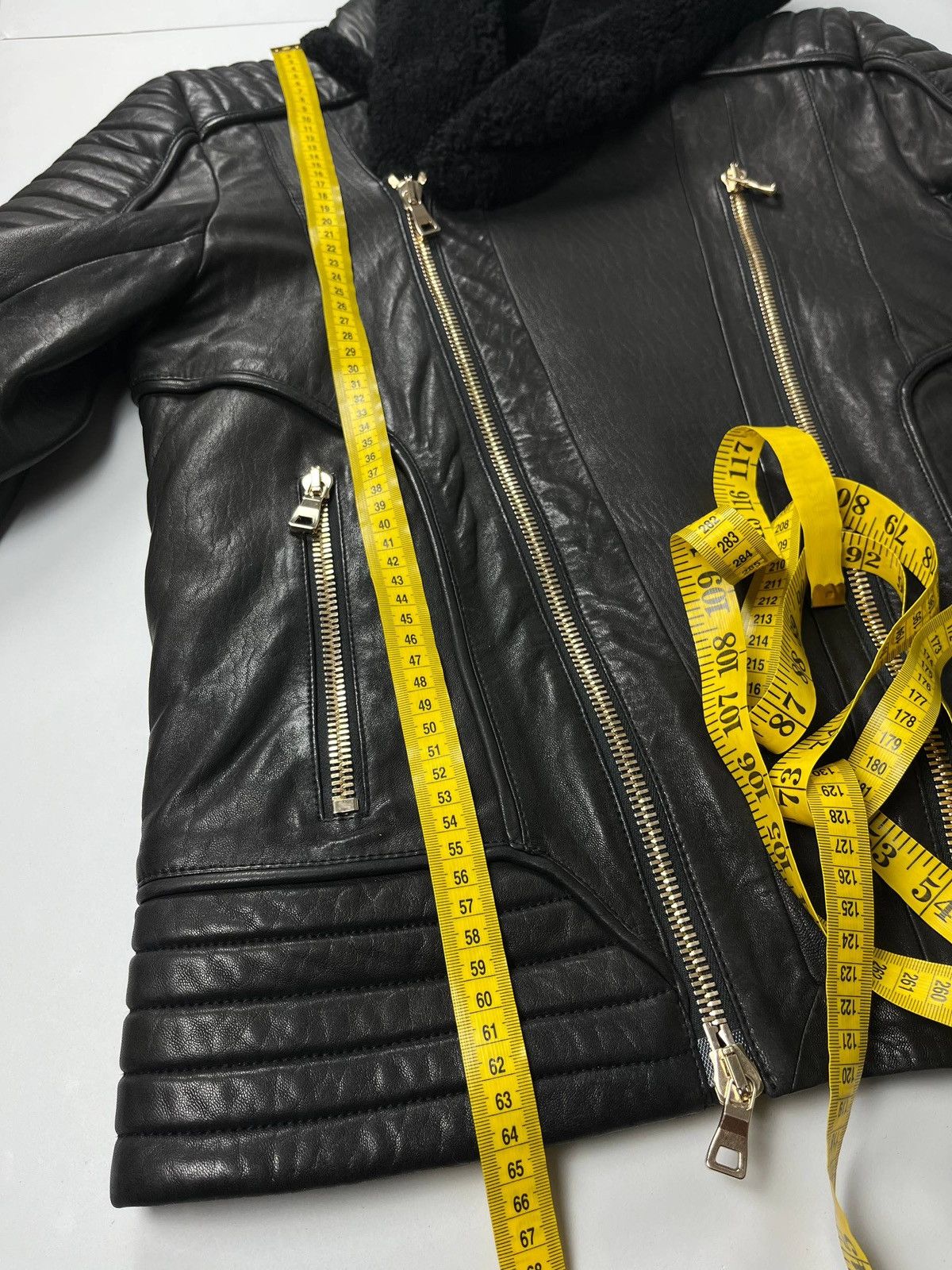 Balmain 2017 Balmain fur hooded leather jacket Size US S / EU 44-46 / 1 - 15 Thumbnail