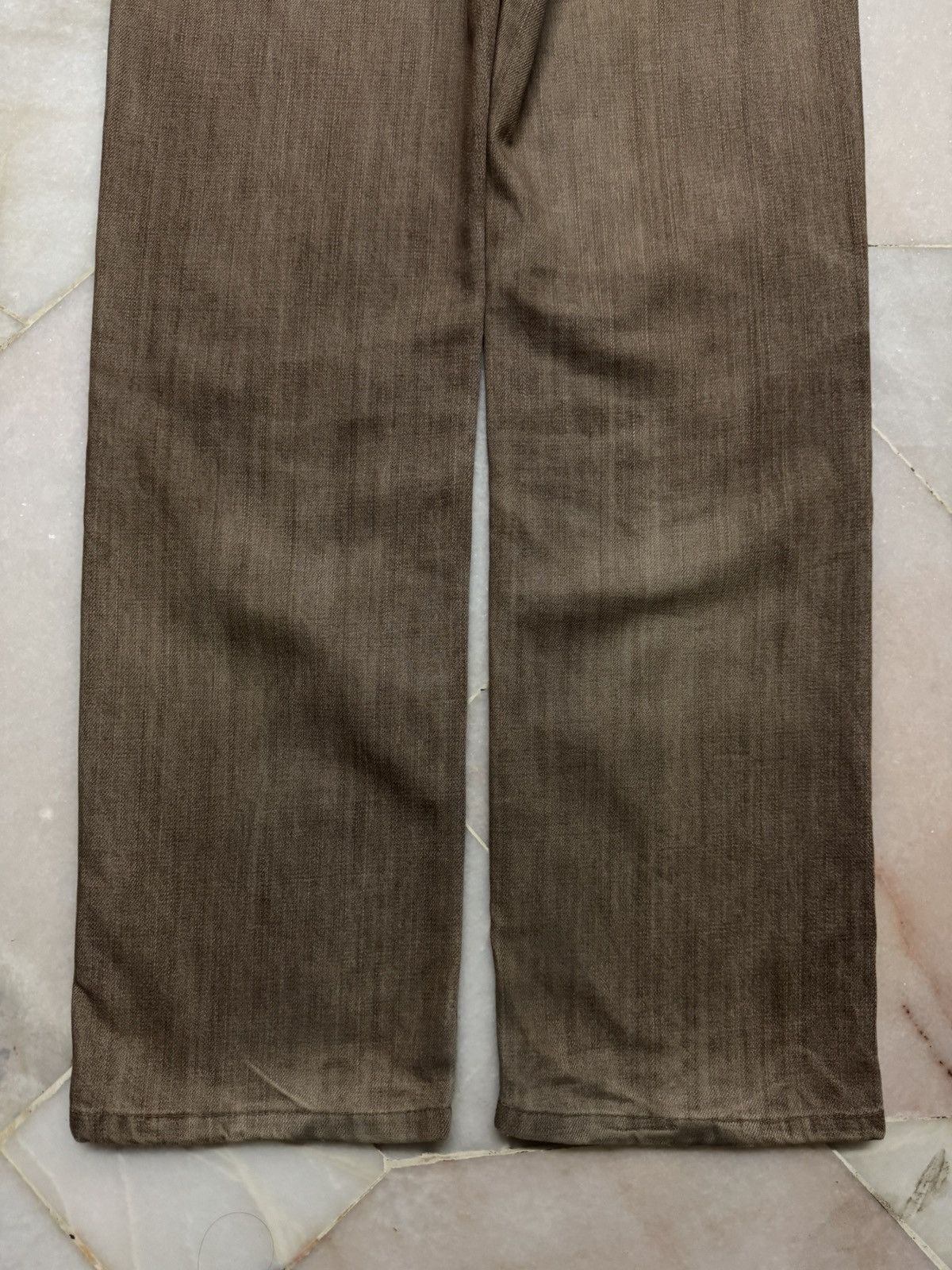 Edwin VINTAGE EDWIN NO.503 MUD WASHED DISTRESSED DENIM 90's STYLE Size US 29 - 16 Thumbnail