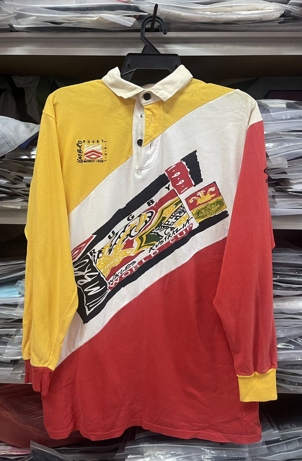 Umbro Vintage 90's Umbro Rugby World Cup🔥🔥🔥 Size US XL / EU 56 / 4 - 1 Thumbnail