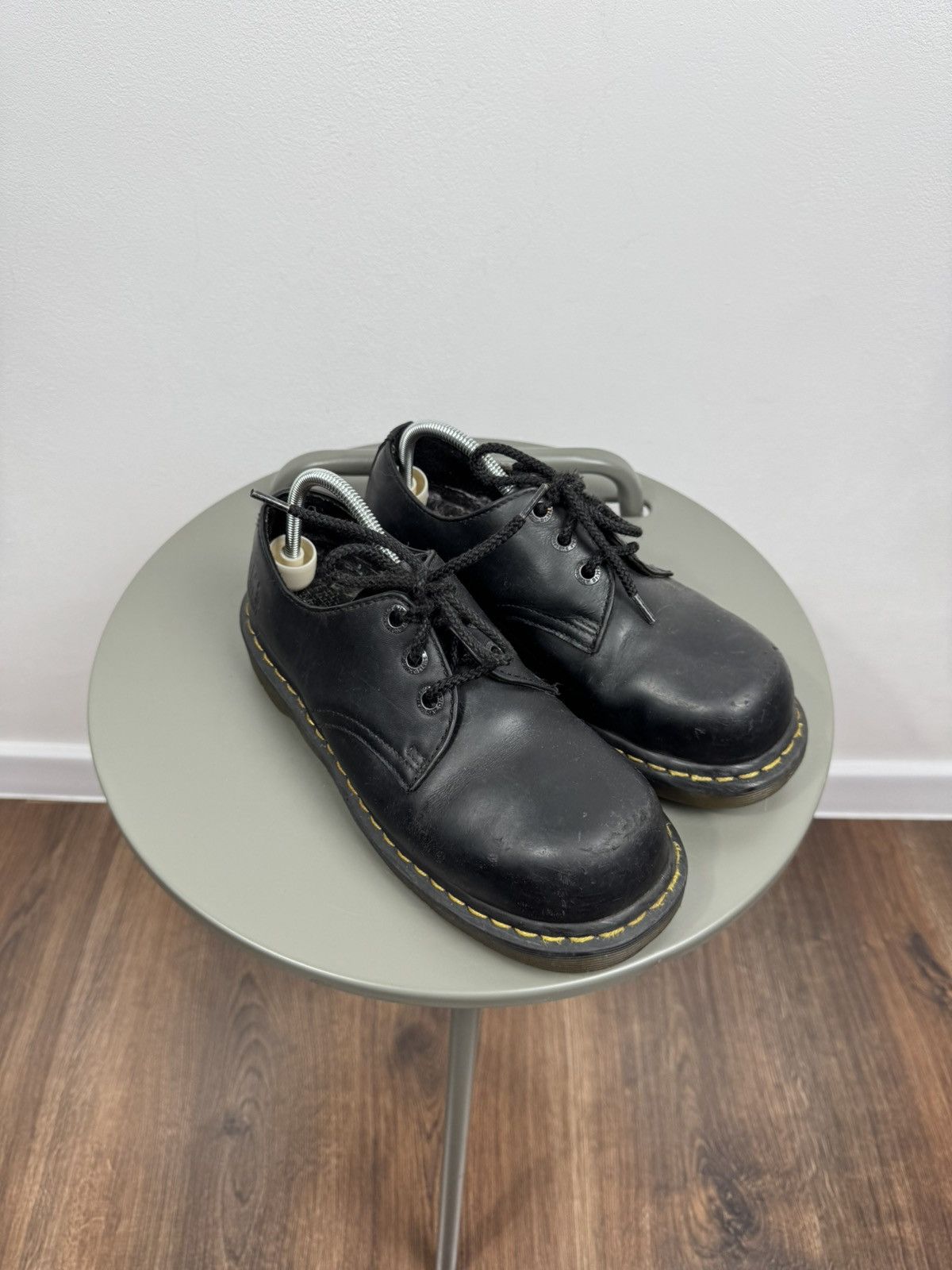 Dr. Martens Vintage Dr Martens 2225 Steel Toe Work Shoes 38 Heavily Worn Size US 7 / IT 37 - 1 Thumbnail