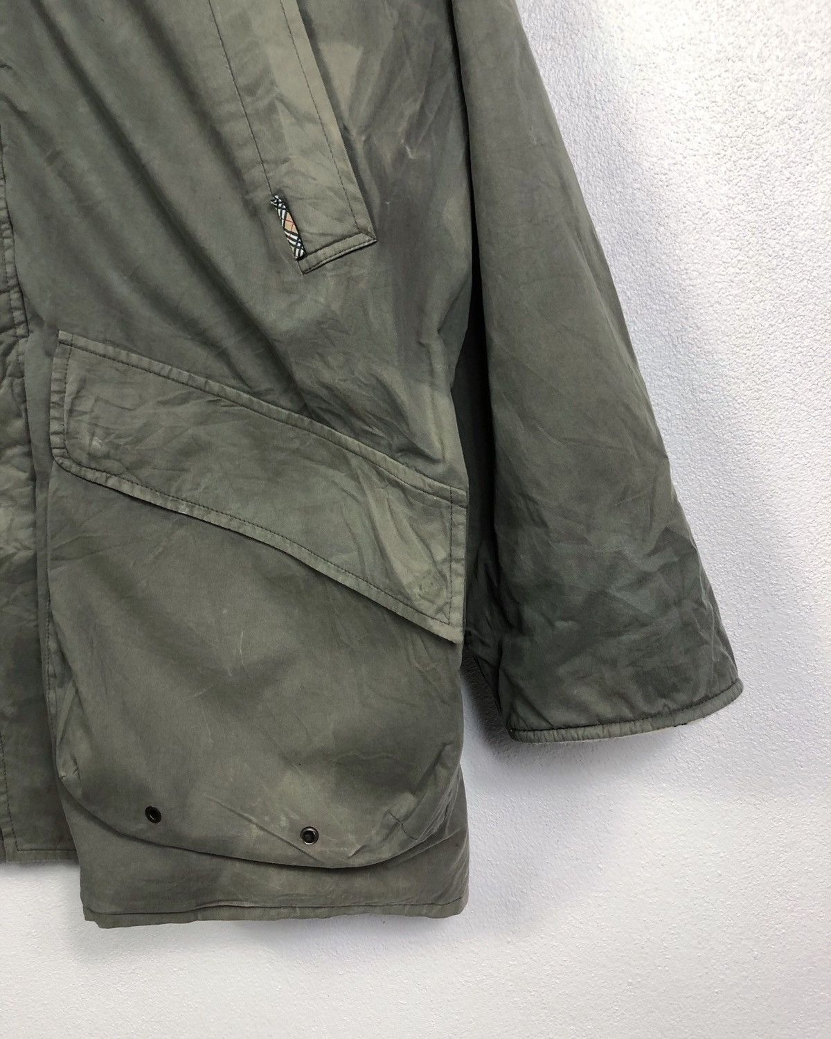 Burberry Vintage Faded Burberry Jacket Nova Check Made in England Size US XXL / EU 58 / 5 - 6 Thumbnail