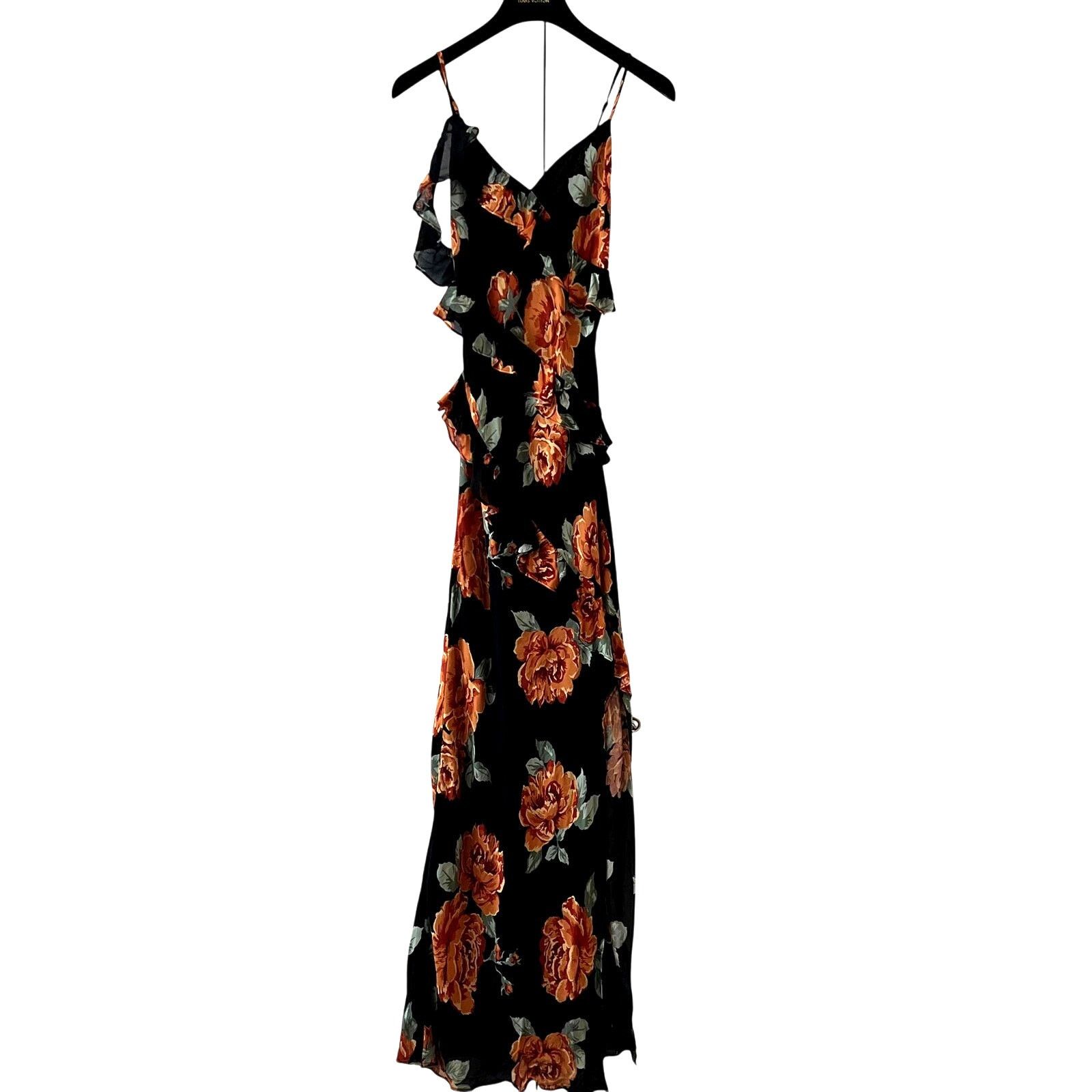 Reformation Reformation Elysia Maxi Dress Consuelo black floral Size XS / US 0-2 / IT 36-38 - 4 Thumbnail