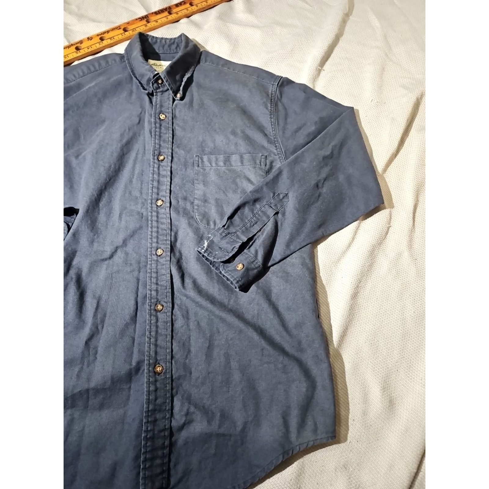 Eddie Bauer VINTAGE Eddie Bauer Shirt Mens Small Blue Button-Up Casual Preppy 90s Canvas Shirt Mens Small Blue Button-Up 90s Preppy Casual Eddie Bauer Size US S / EU 44-46 / 1 - 5 Thumbnail