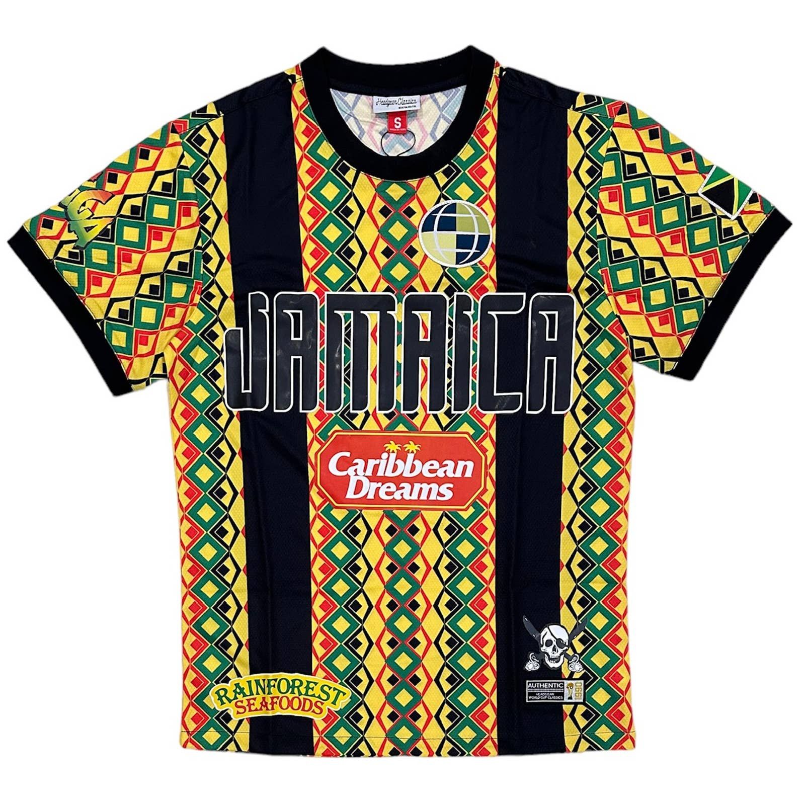 Other Jamaica International Team Mens 1990 World Cup Soccer Jersey Size US L / EU 52-54 / 3 - 2 Thumbnail